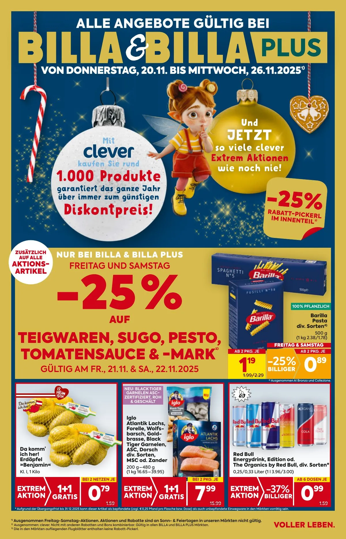 Billa akciós újság And Billa Plus 11.20–11.26