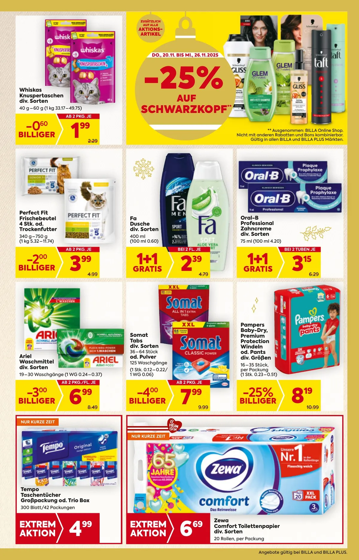 Billa akciós újság And Billa Plus 11.20–11.26 – 19. oldal