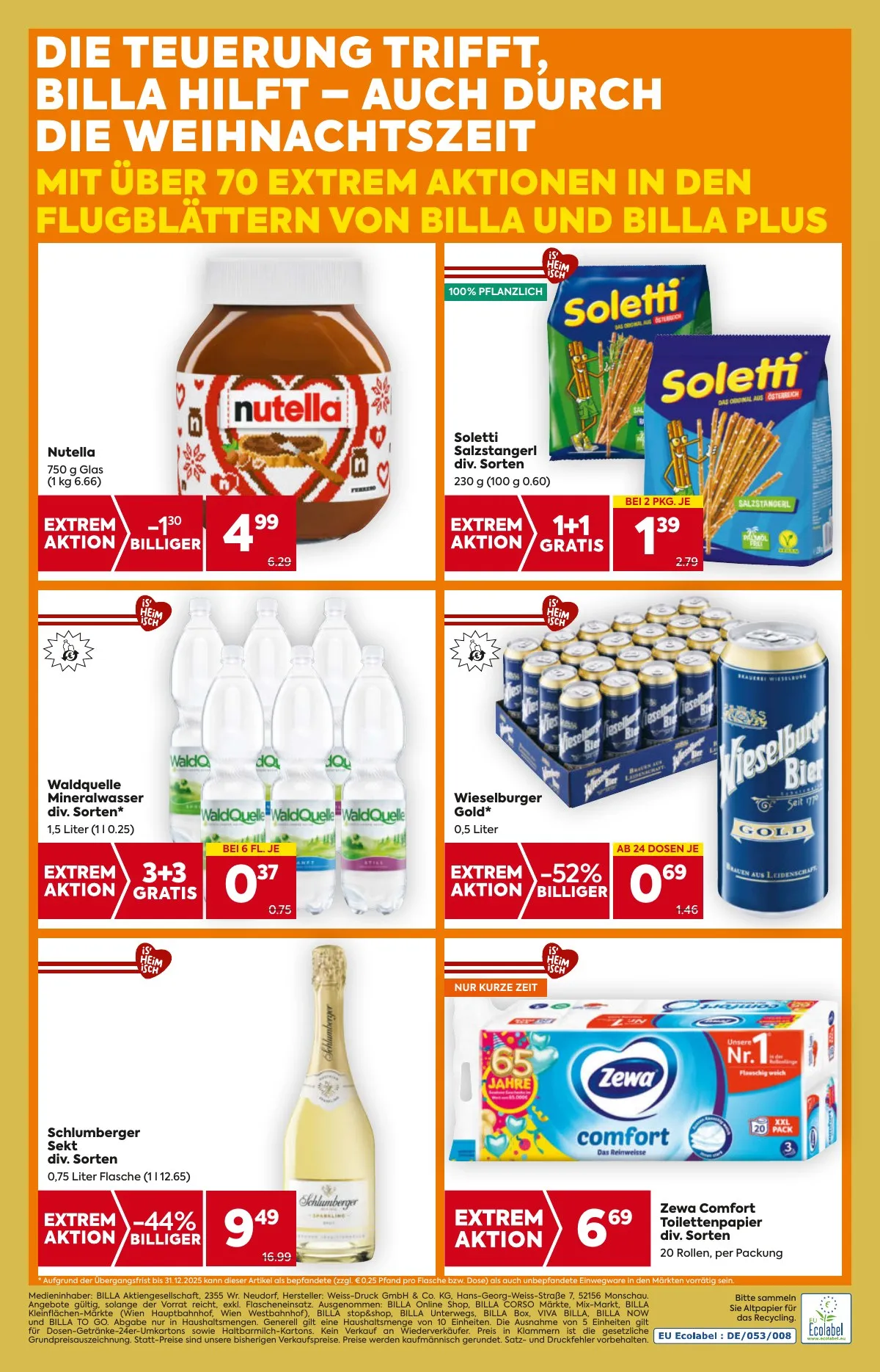 Billa akciós újság And Billa Plus 11.27–12.03 – 20. oldal
