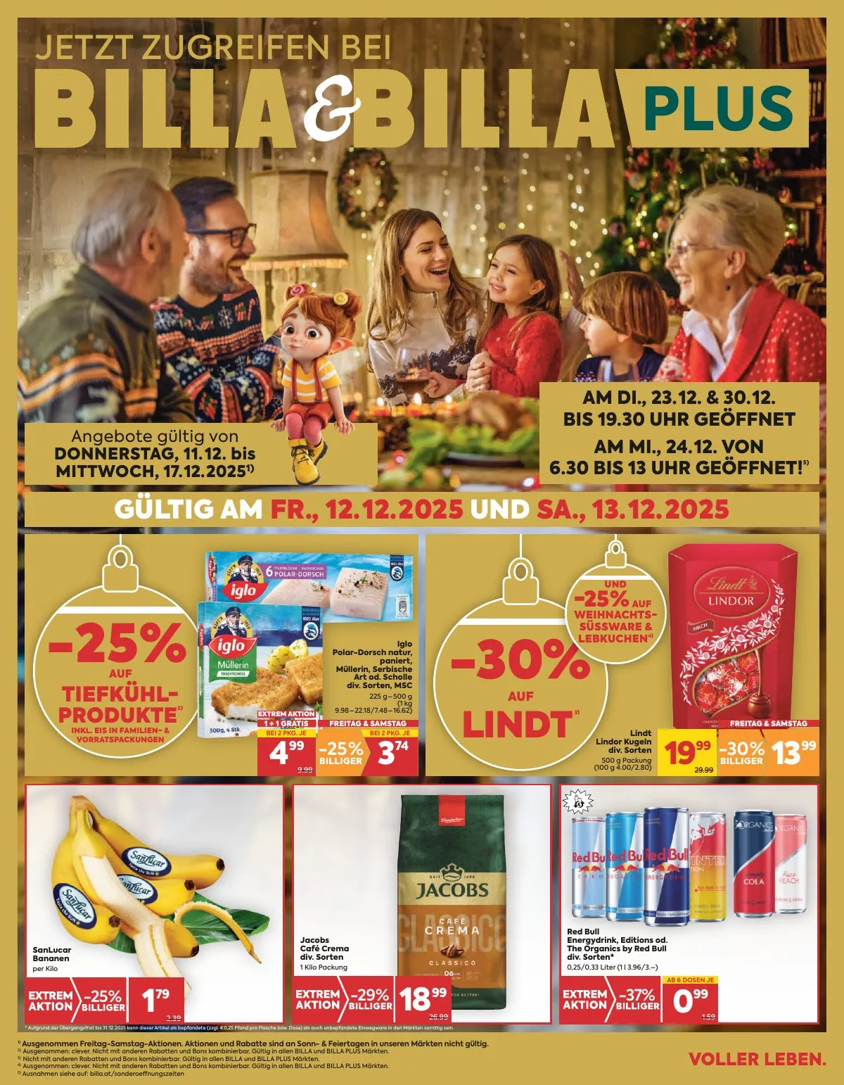 Billa akciós újság And Billa Plus 12.11–12.17