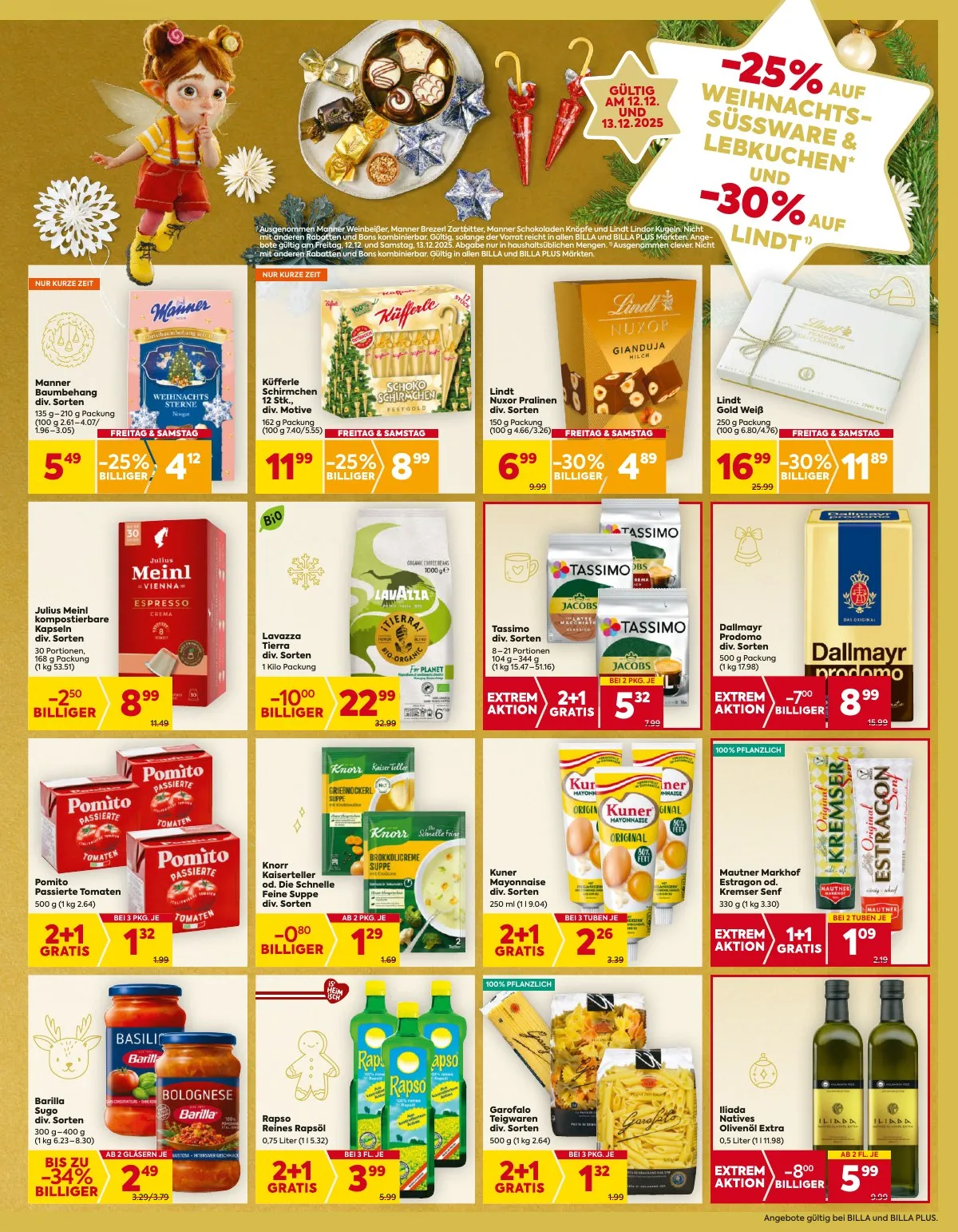 Billa akciós újság And Billa Plus 12.11–12.17 – 11. oldal