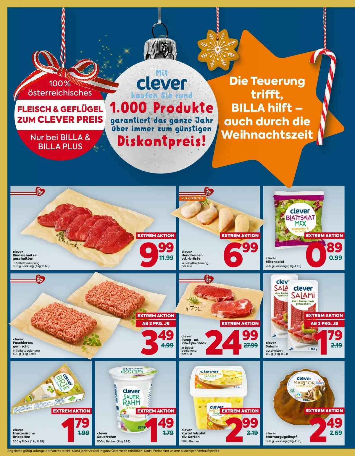 Billa akciós újság And Billa Plus 12.11–12.17 – 4. oldal