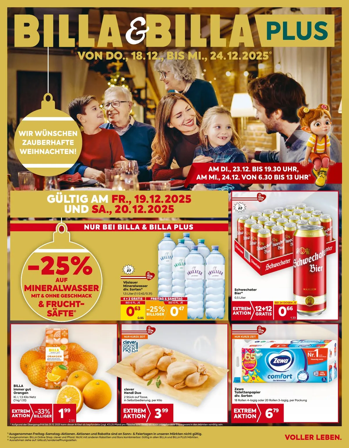 Billa akciós újság And Billa Plus 12.18–12.24