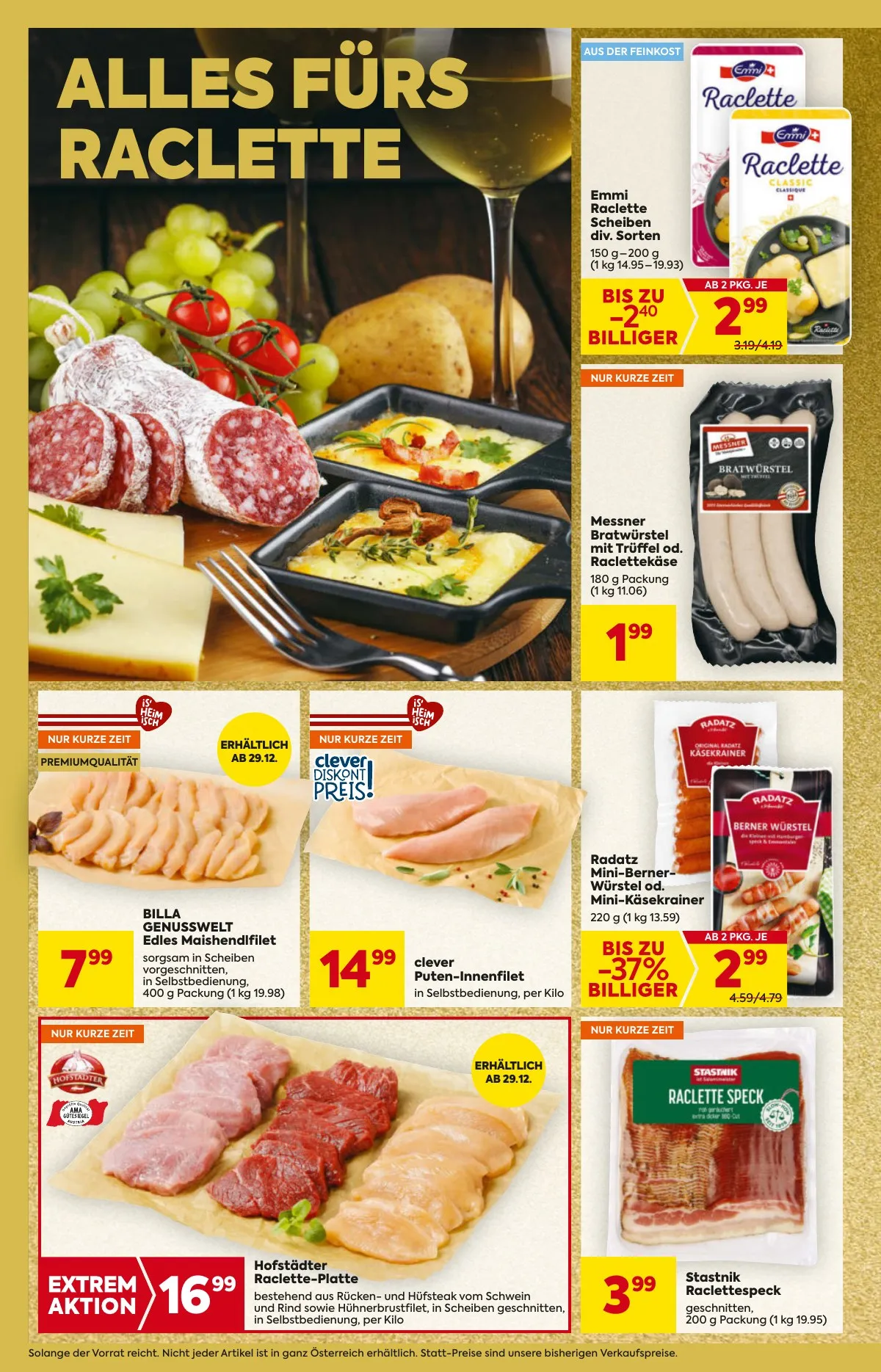 Billa akciós újság And Billa Plus 12.27–12.31 – 4. oldal