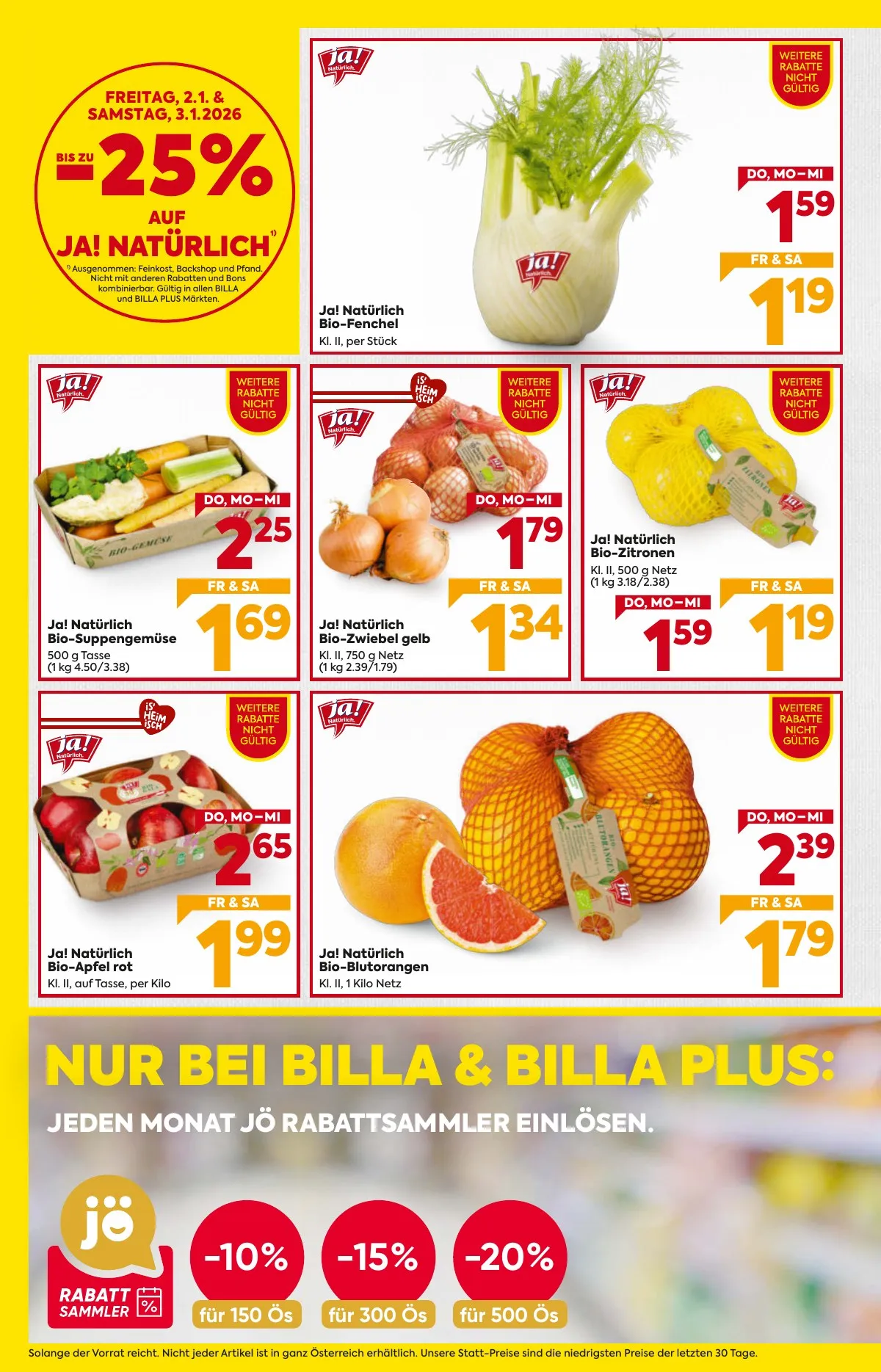 Billa akciós újság And Billa Plus 01.02–01.07 – 8. oldal