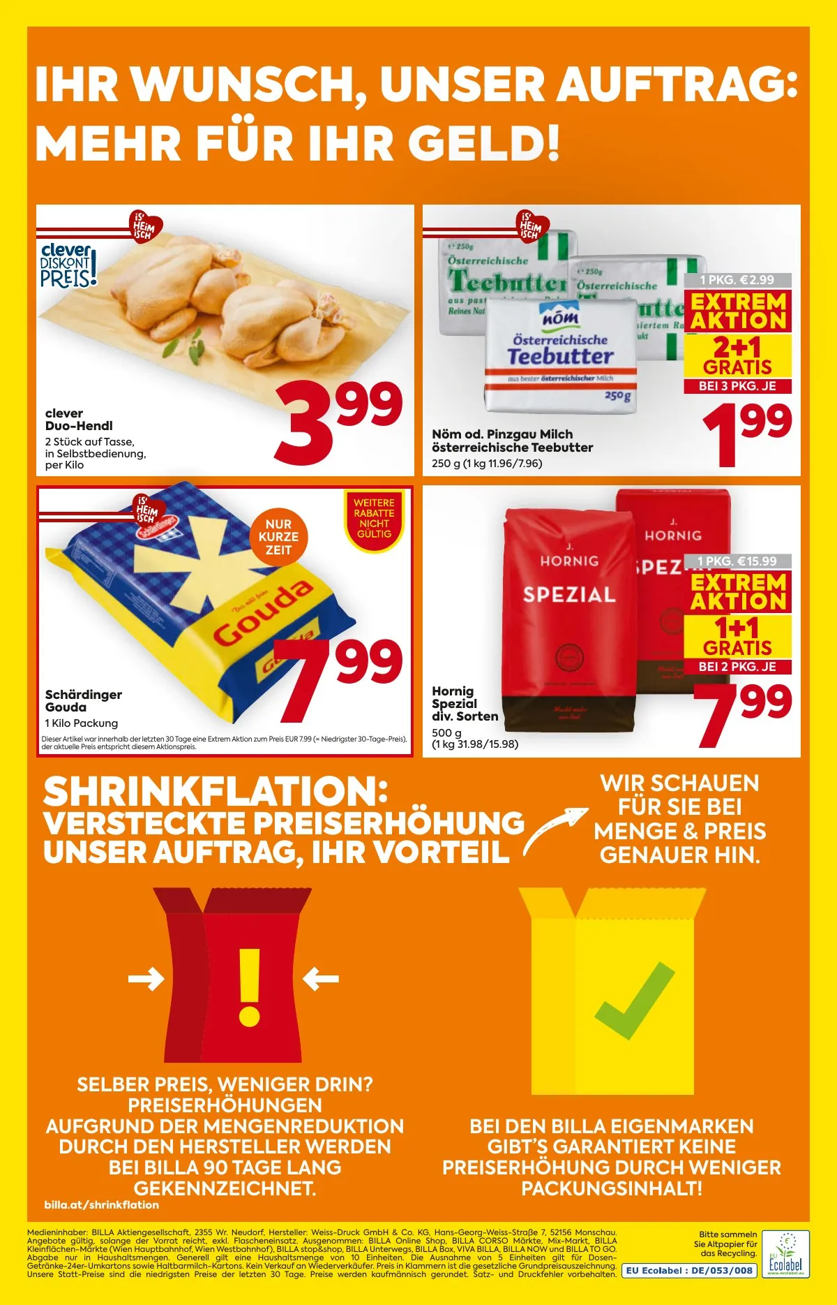 Billa akciós újság And Billa Plus 01.08–01.14 – 20. oldal