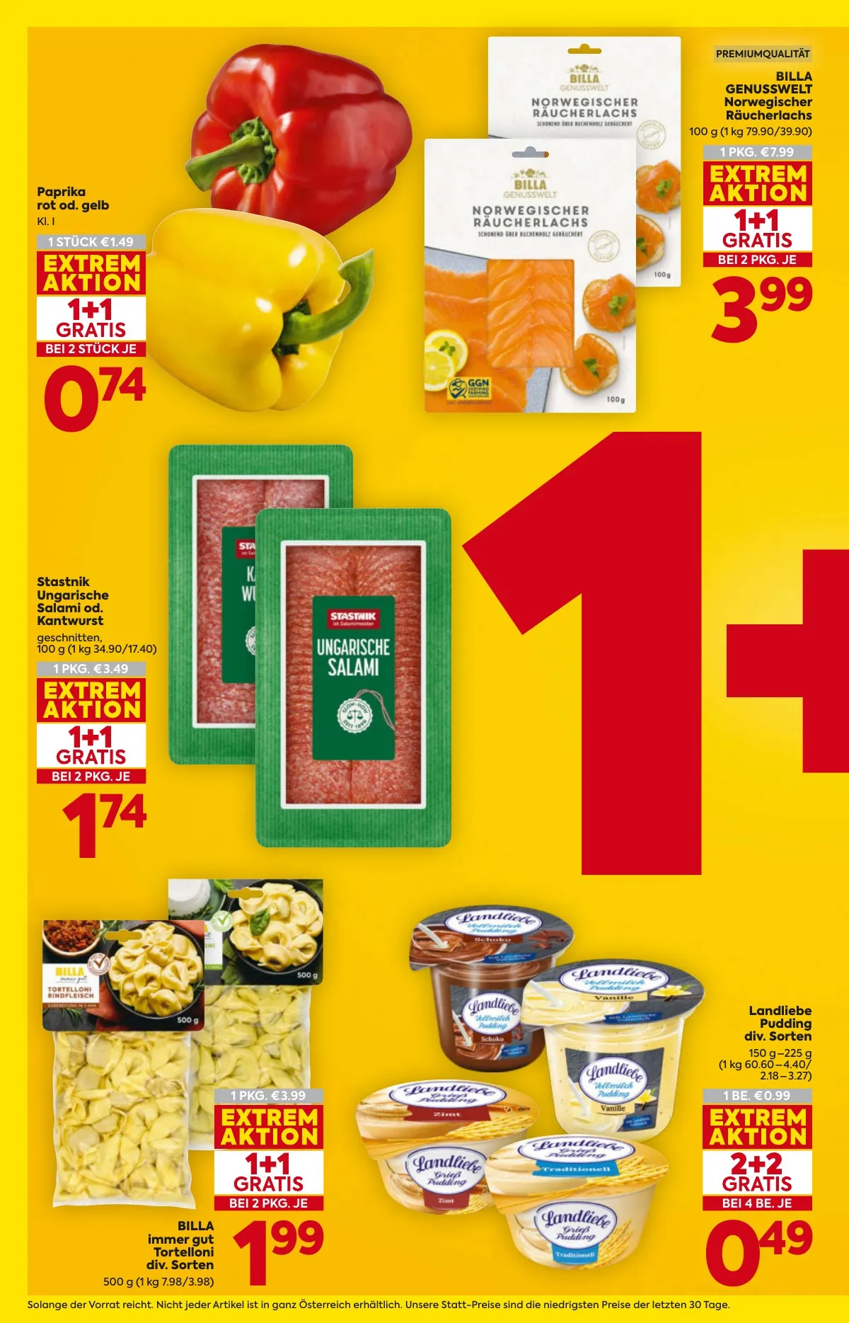 Billa akciós újság And Billa Plus 01.08–01.14 – 4. oldal