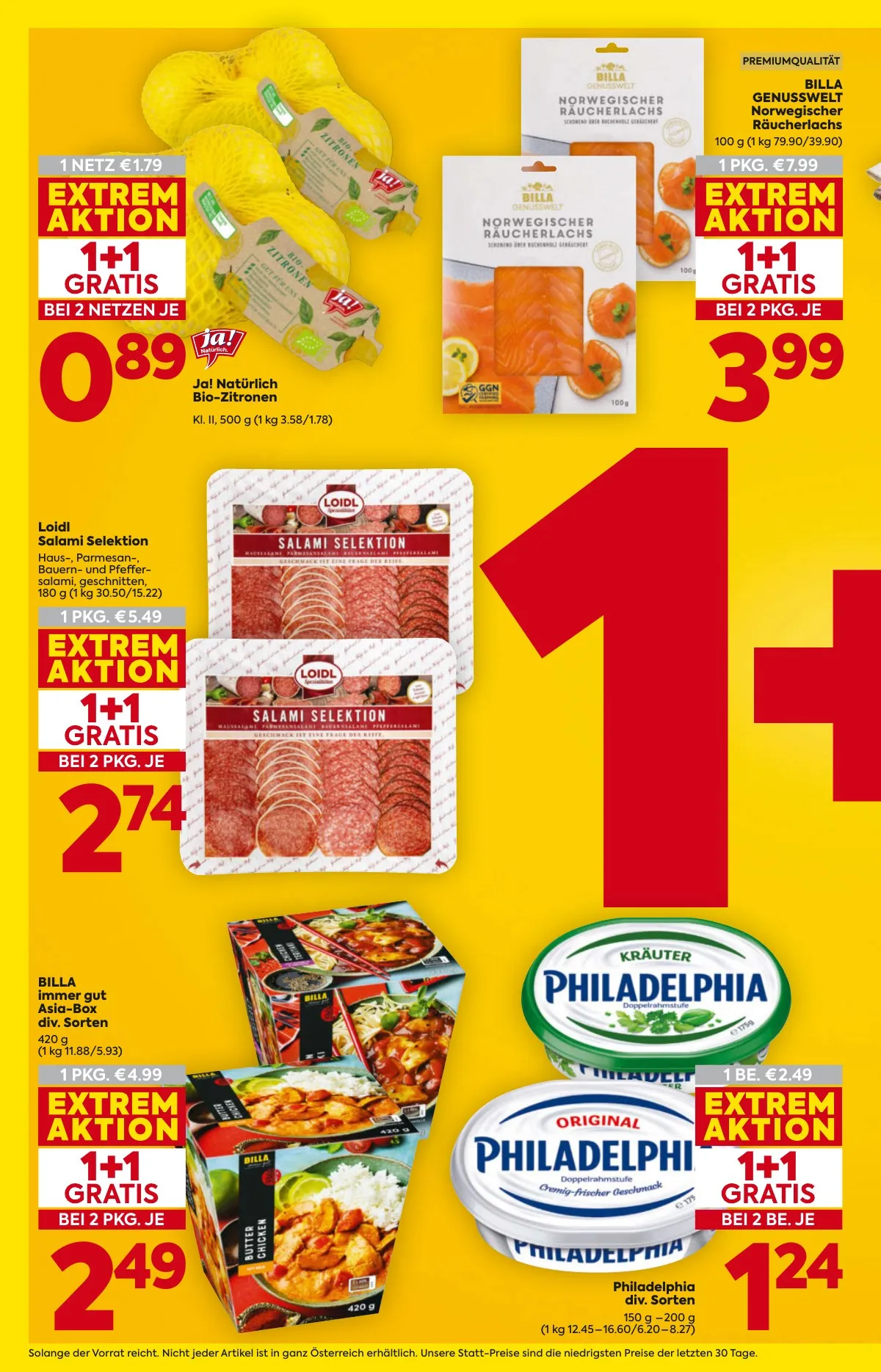 Billa akciós újság And Billa Plus 01.22–01.28 – 4. oldal