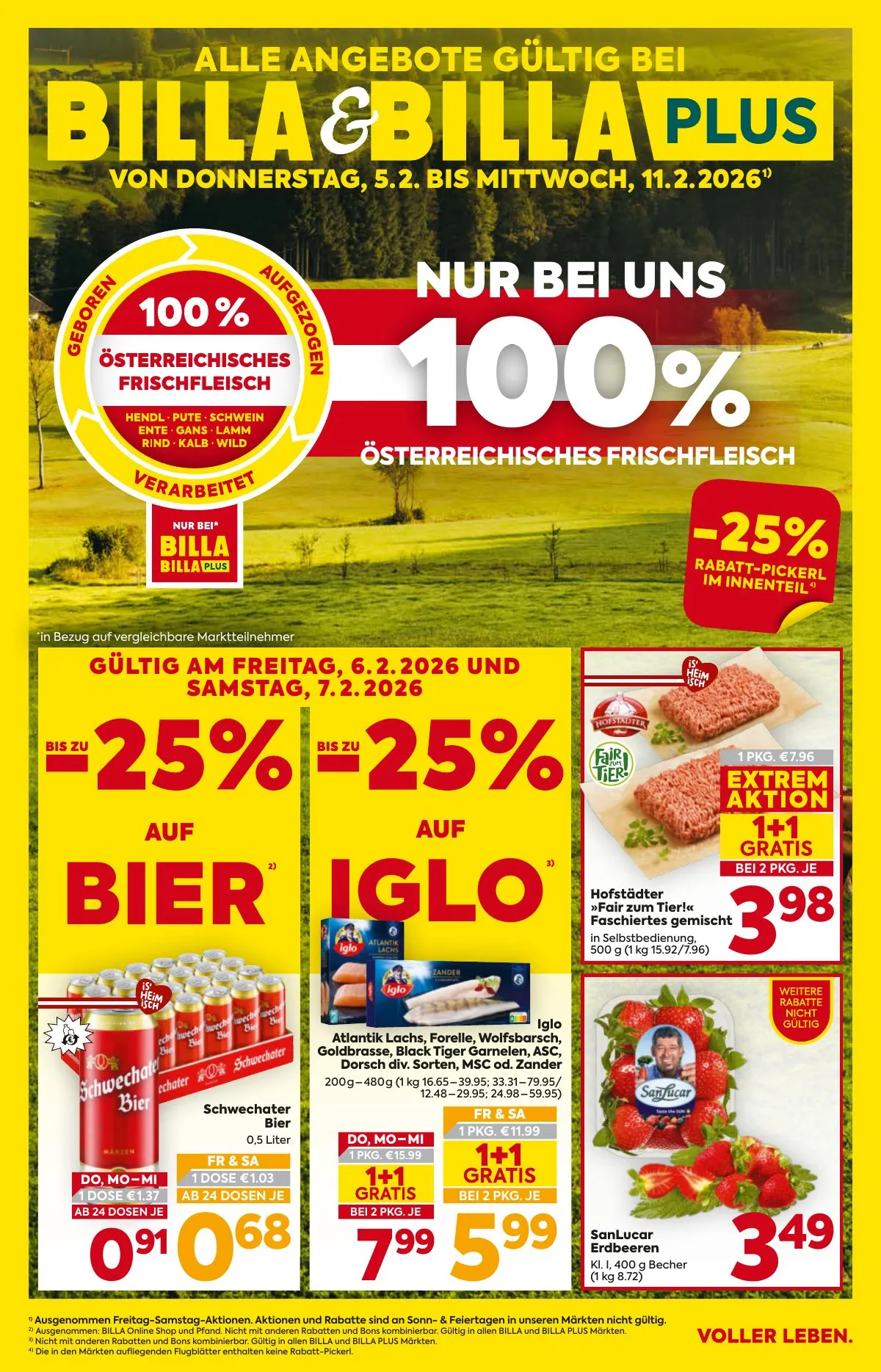 Billa akciós újság And Billa Plus 02.05–02.11