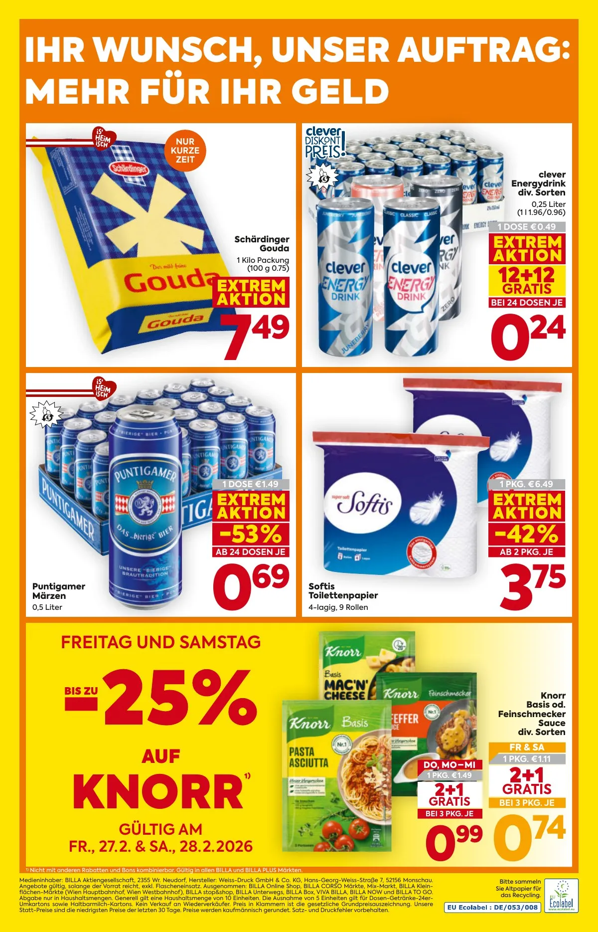 Billa akciós újság And Billa Plus 02.26–03.04 – 16. oldal