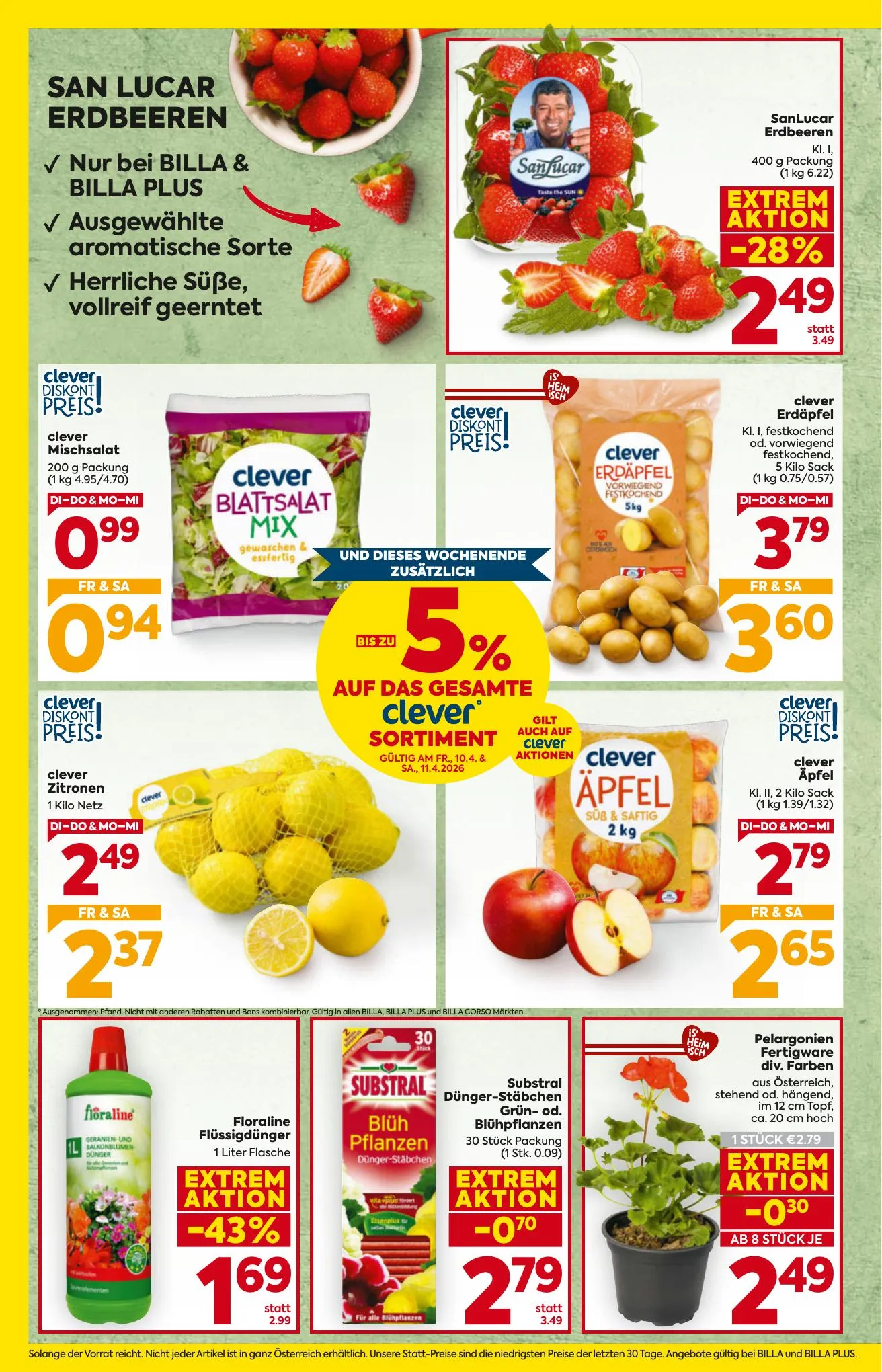 Billa akciós újság And Billa Plus 04.07–04.15 – 4. oldal