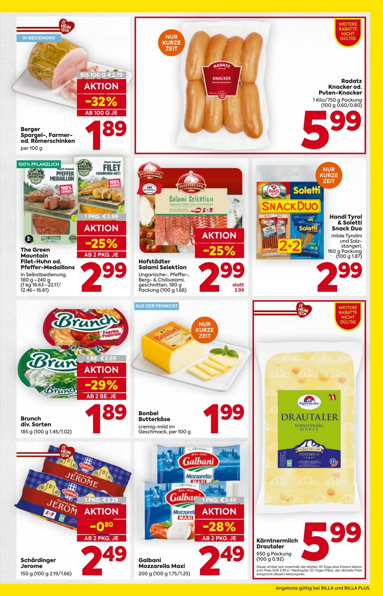 Billa akciós újság And Billa Plus 04.07–04.15 – 7. oldal