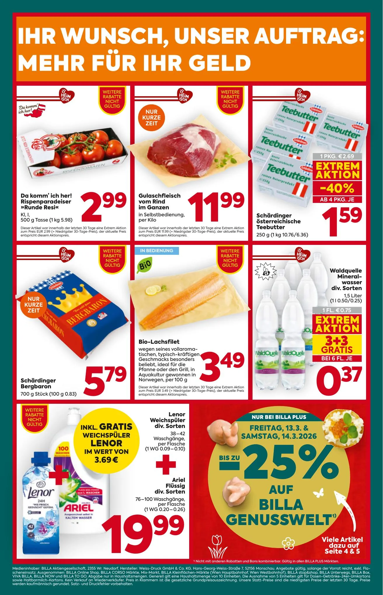 Billa akciós újság Plus 03.12–03.18 – 16. oldal