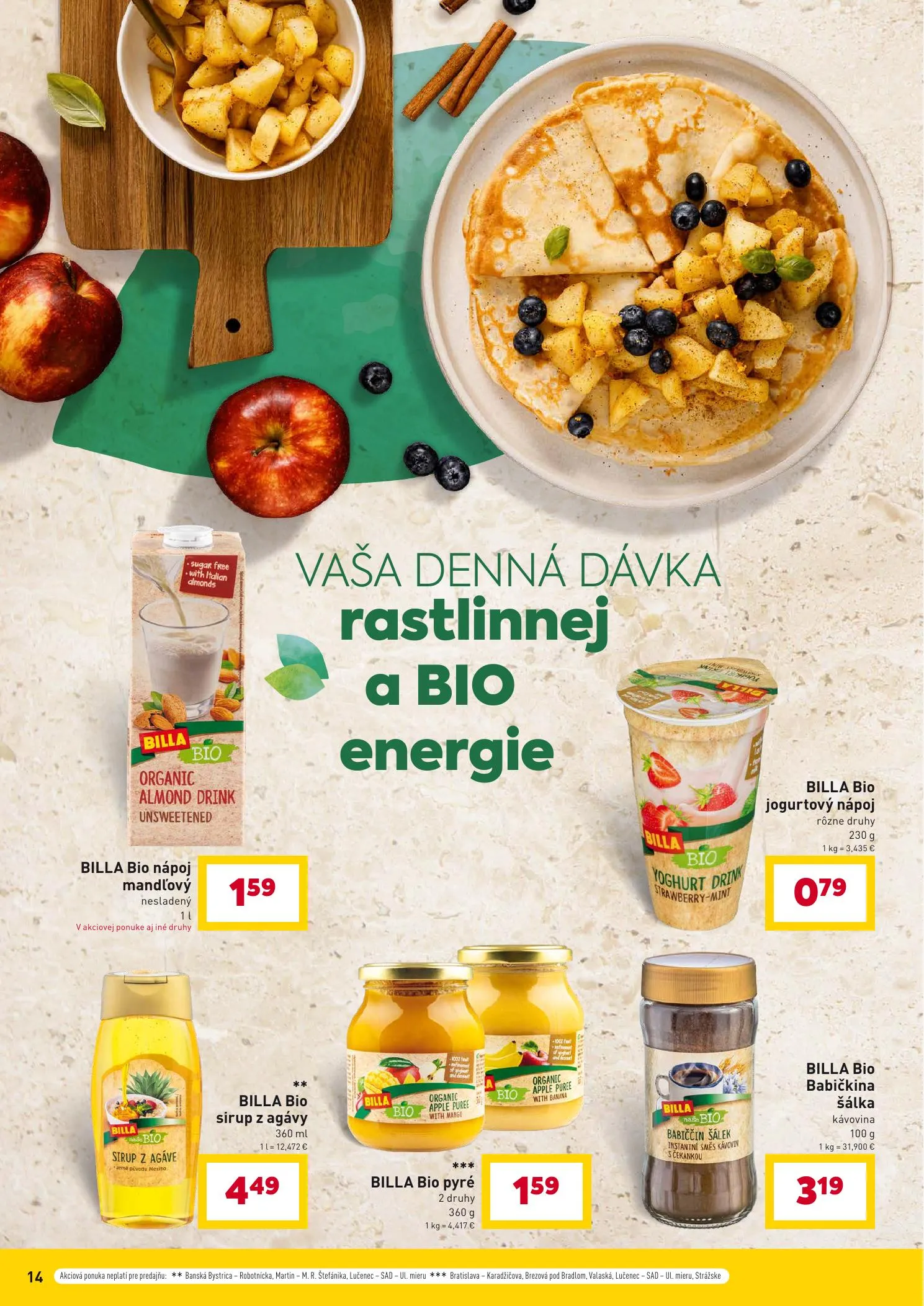 Billa akciós újság Szlovákia egészség 04.07–04.28 – 14. oldal