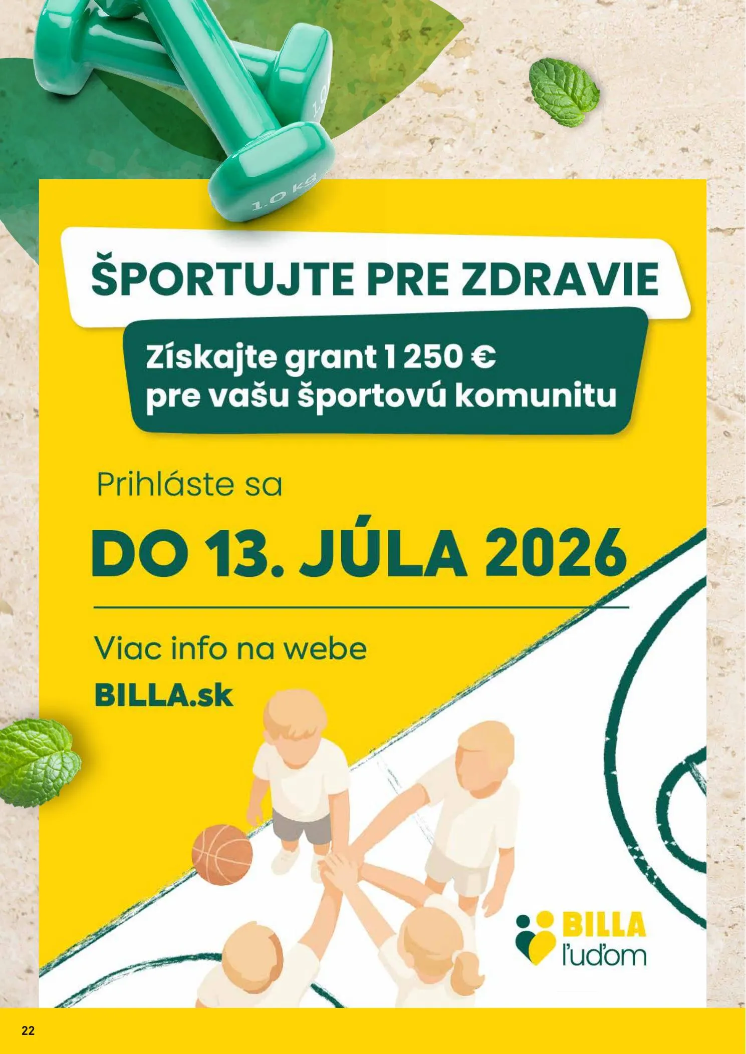 Billa akciós újság Szlovákia egészség 04.07–04.28 – 22. oldal