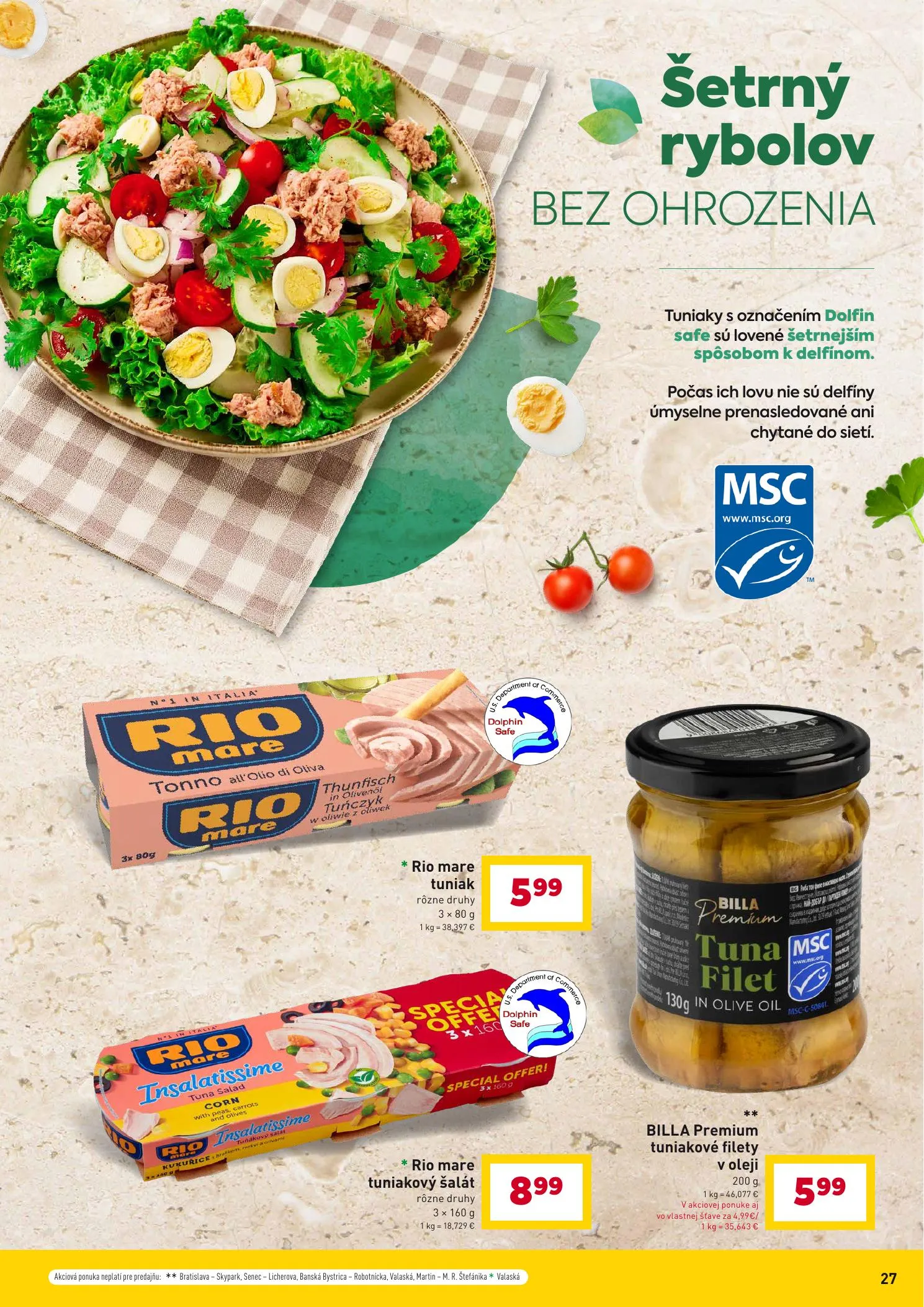 Billa akciós újság Szlovákia egészség 04.07–04.28 – 27. oldal