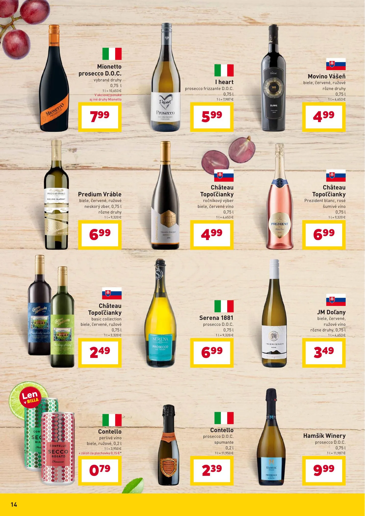 Billa akciós újság Szlovákia Grill 04.07–04.28 – 14. oldal