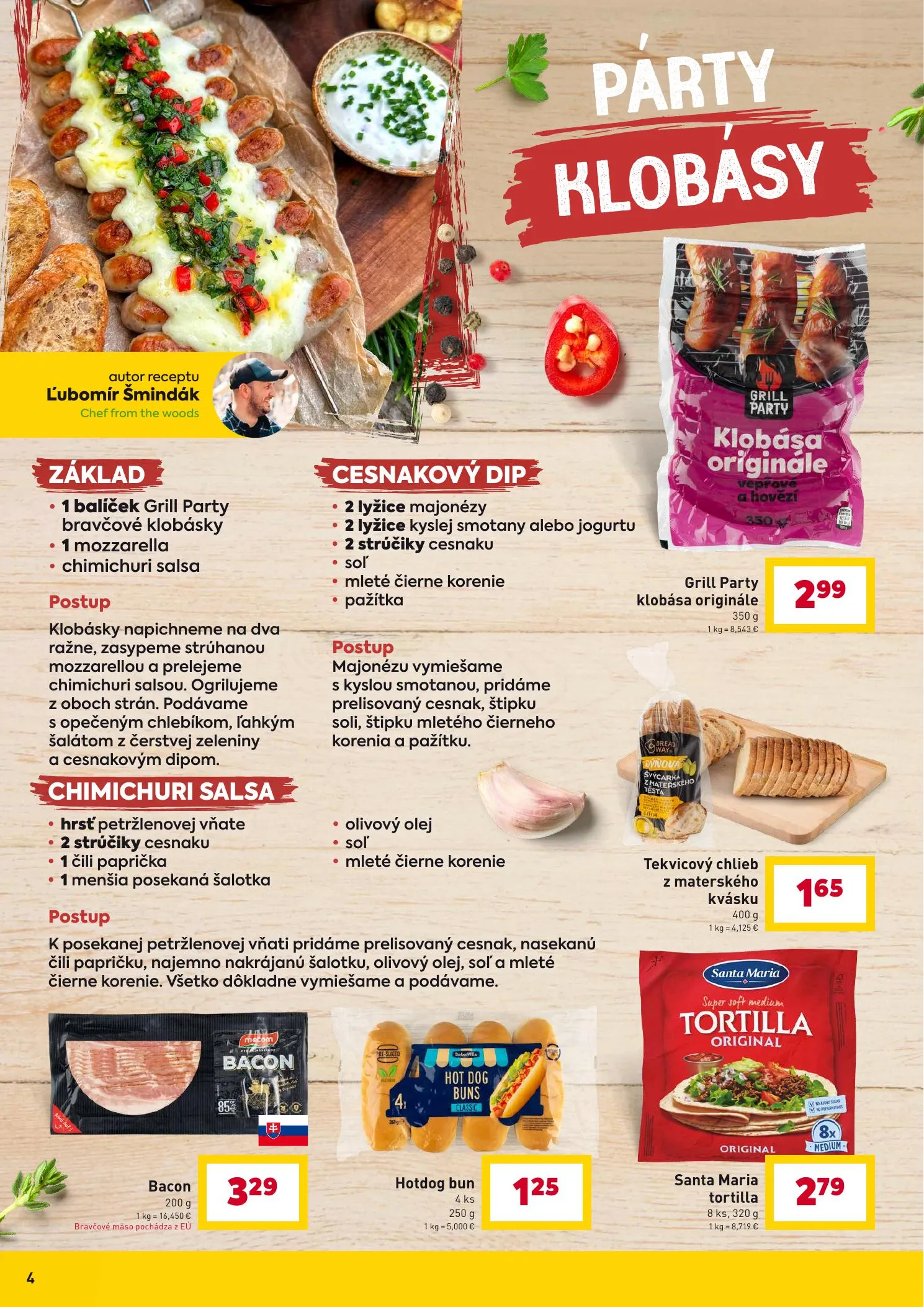 Billa akciós újság Szlovákia Grill 04.07–04.28 – 4. oldal
