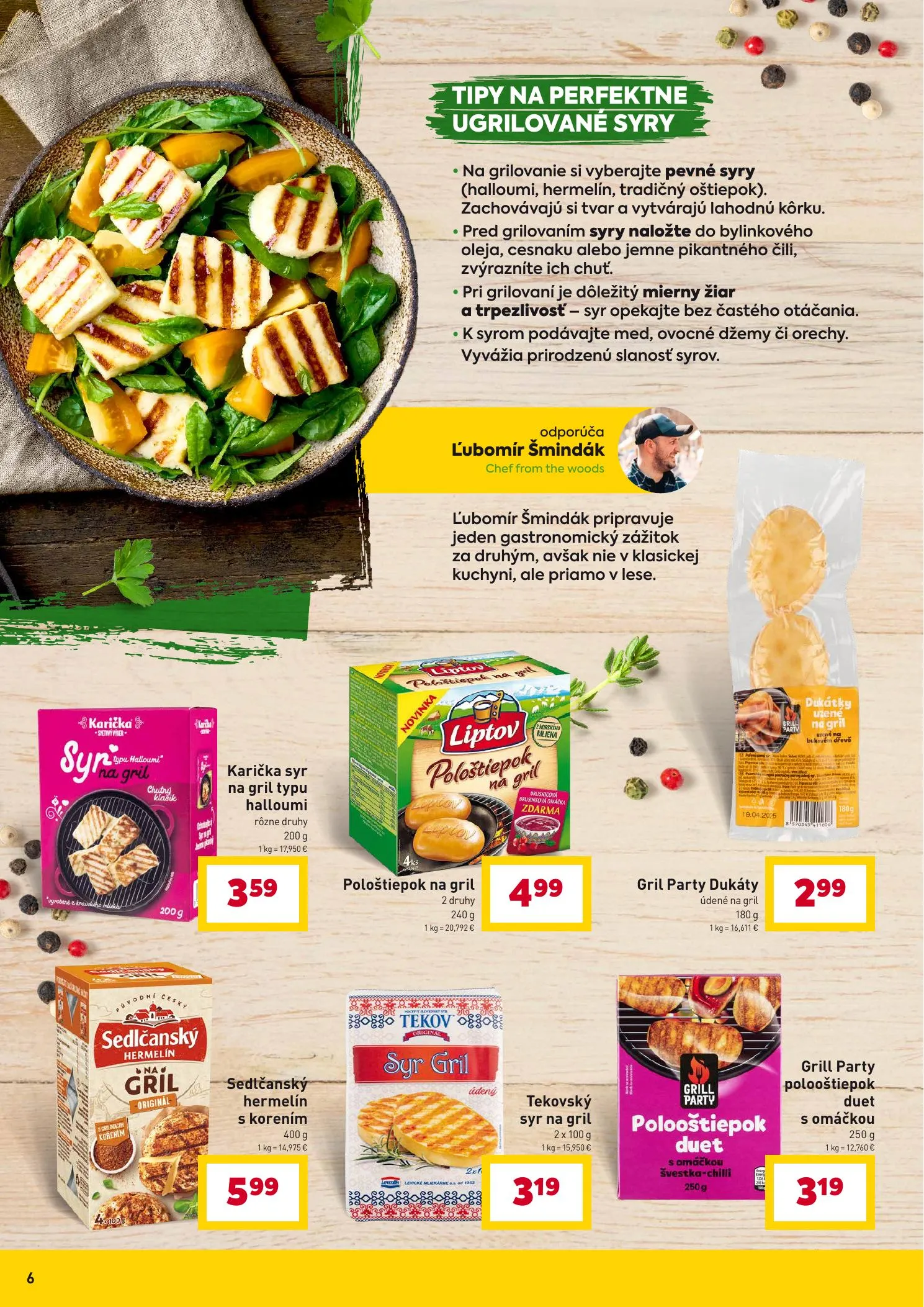Billa akciós újság Szlovákia Grill 04.07–04.28 – 6. oldal