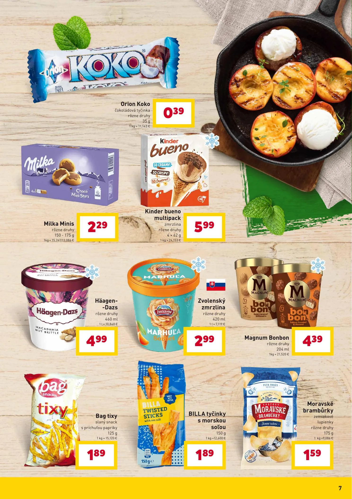 Billa akciós újság Szlovákia Grill 04.07–04.28 – 7. oldal