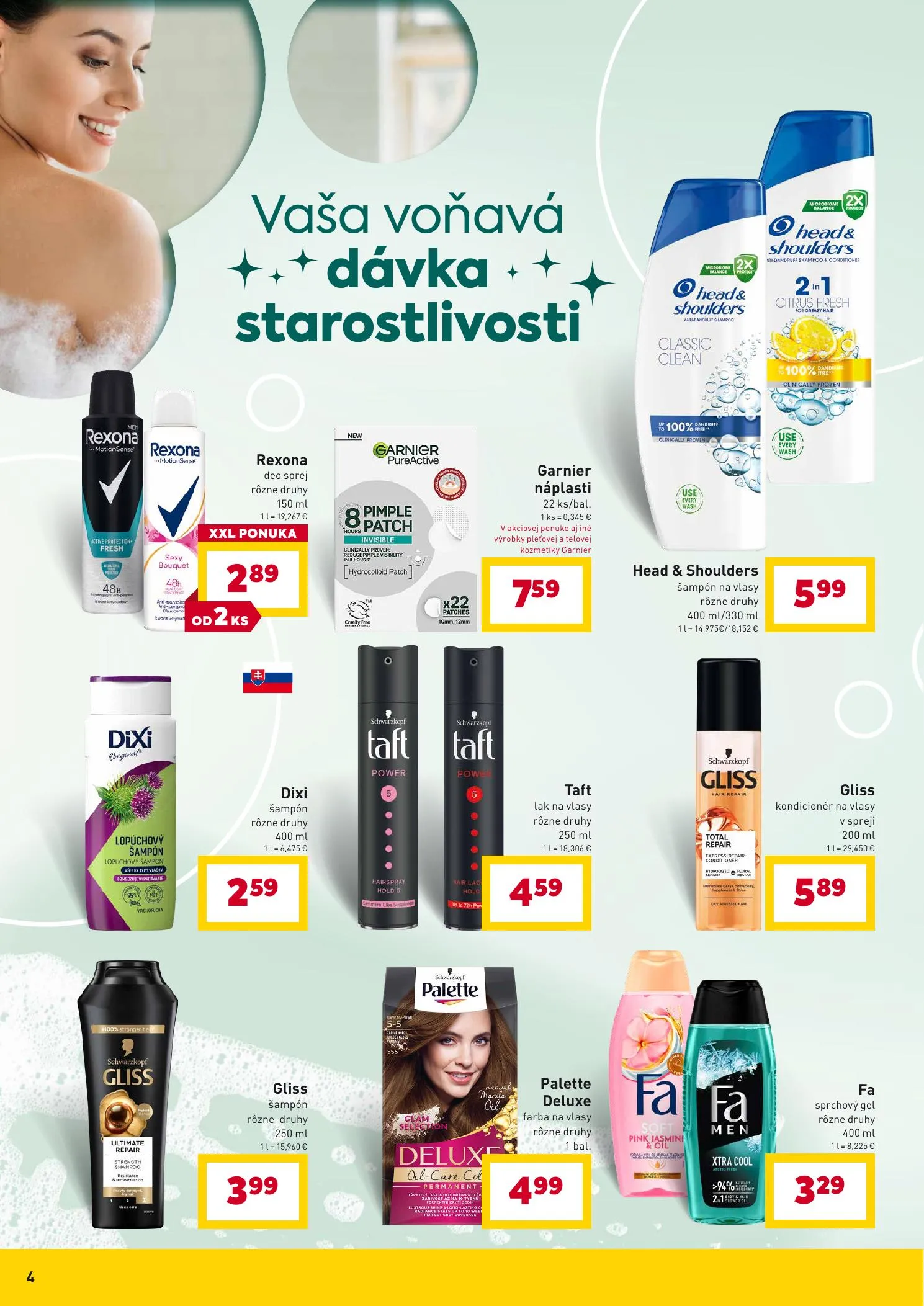 Billa akciós újság Szlovákia Haztartas 04.07–04.28 – 4. oldal