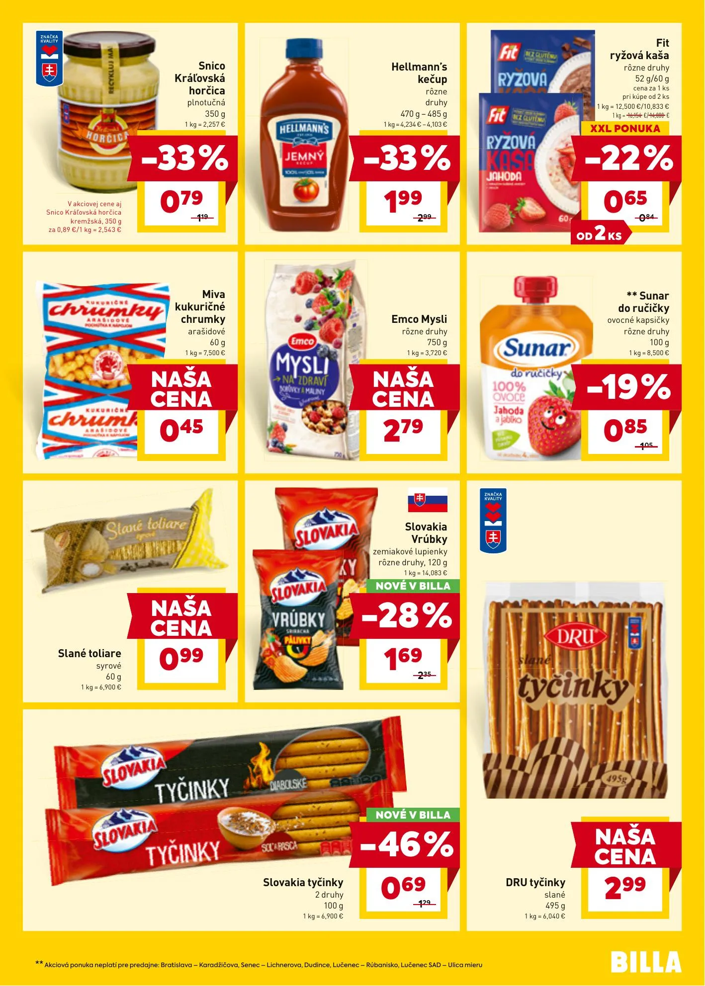 Billa akciós újság Szlovákia 03.25–03.29 – 19. oldal