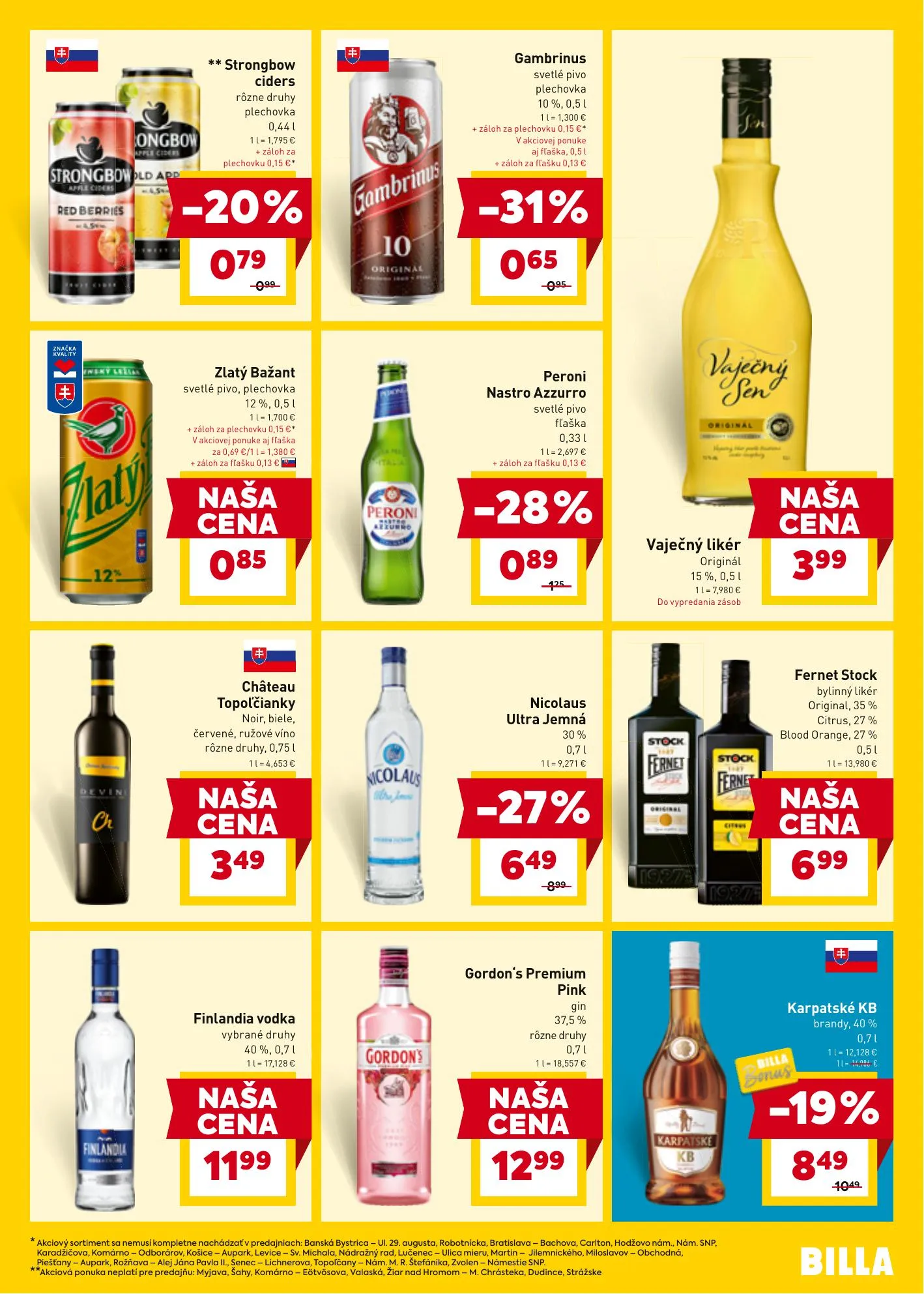 Billa akciós újság Szlovákia 03.25–03.29 – 25. oldal