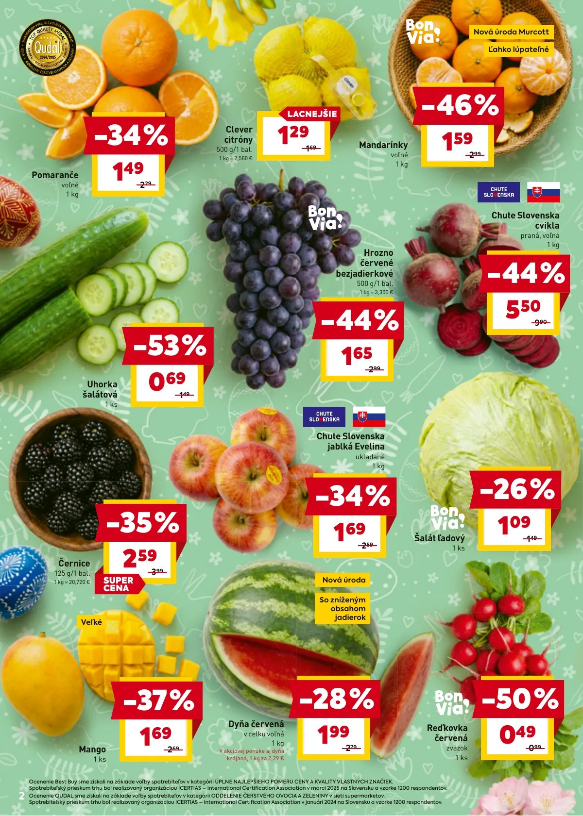Billa akciós újság Szlovákia 03.25–03.29 – 4. oldal