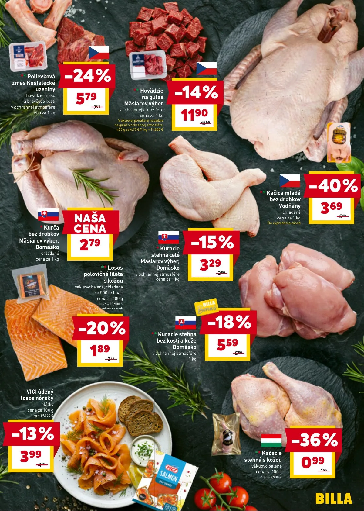 Billa akciós újság Szlovákia 03.25–03.29 – 7. oldal