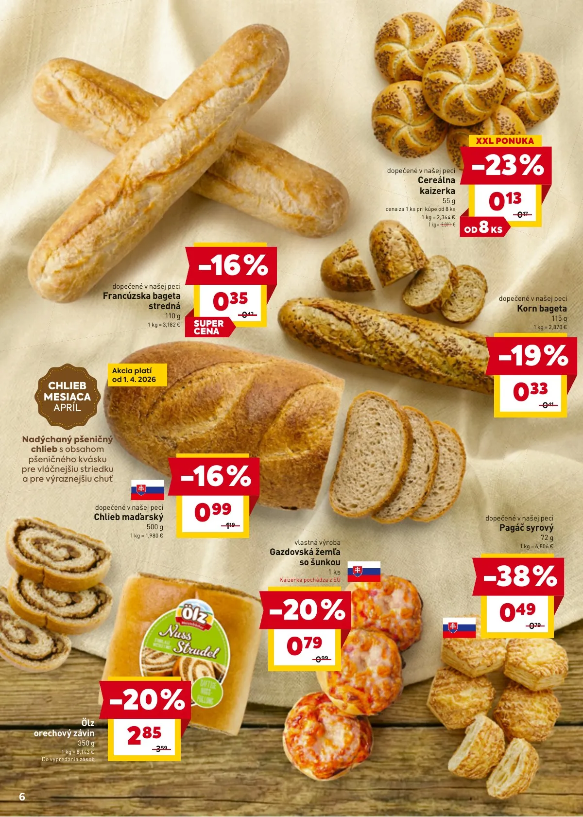 Billa akciós újság Szlovákia 03.30–04.06 – 8. oldal