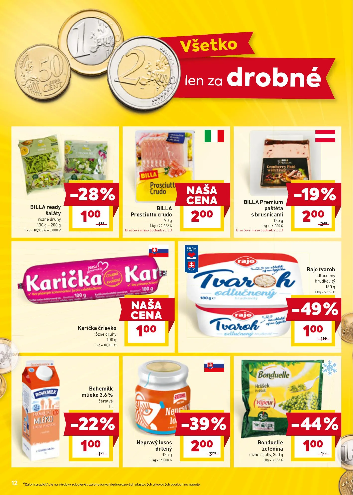 Billa akciós újság Szlovákia 04.07–04.14 – 14. oldal