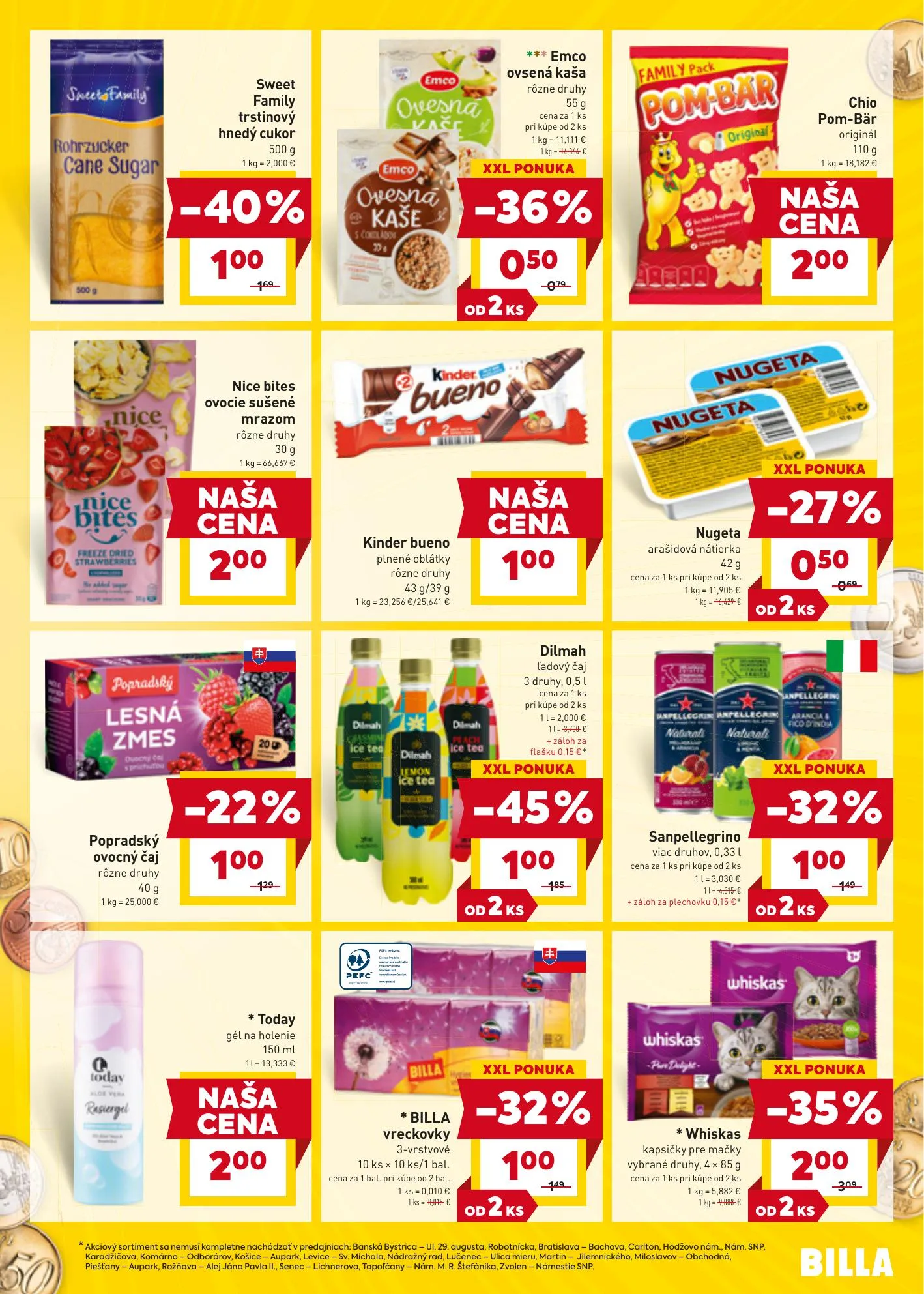 Billa akciós újság Szlovákia 04.07–04.14 – 15. oldal