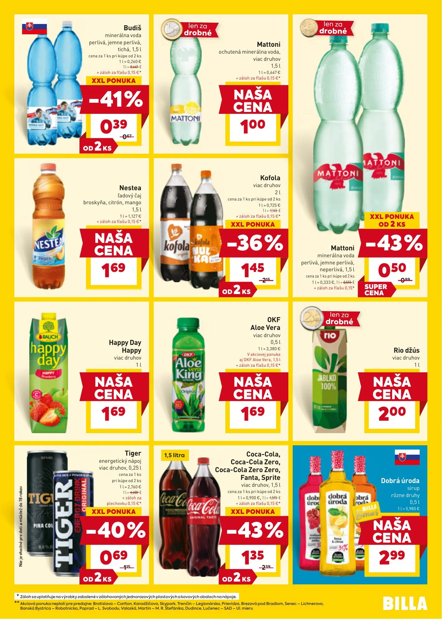 Billa akciós újság Szlovákia 04.07–04.14 – 21. oldal