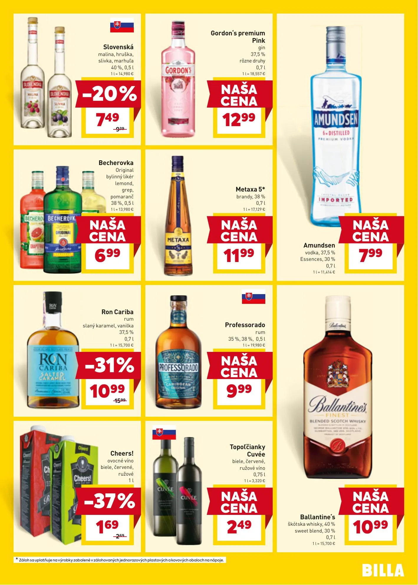 Billa akciós újság Szlovákia 04.07–04.14 – 23. oldal