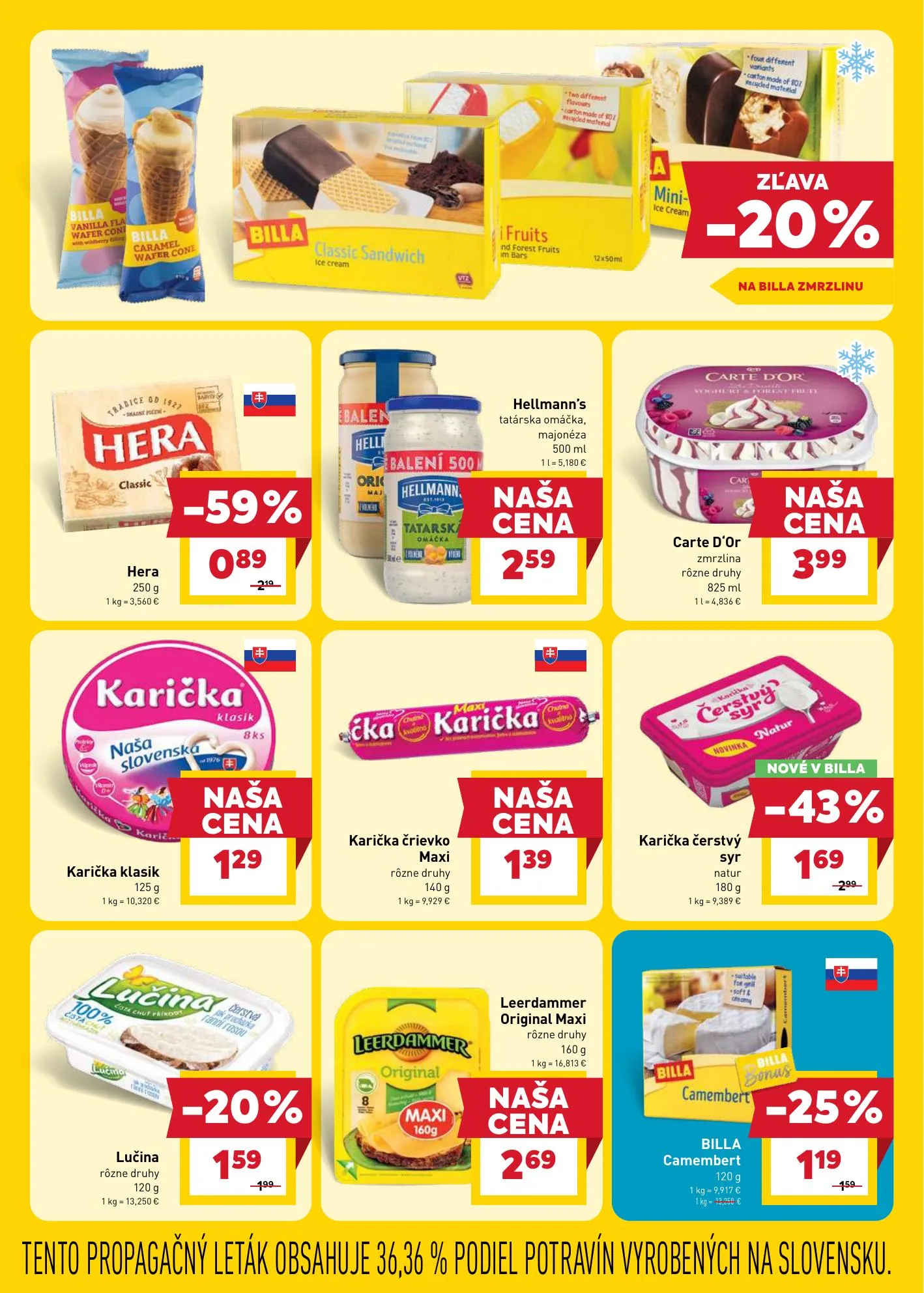 Billa akciós újság Szlovákia 04.15–04.21 – 11. oldal