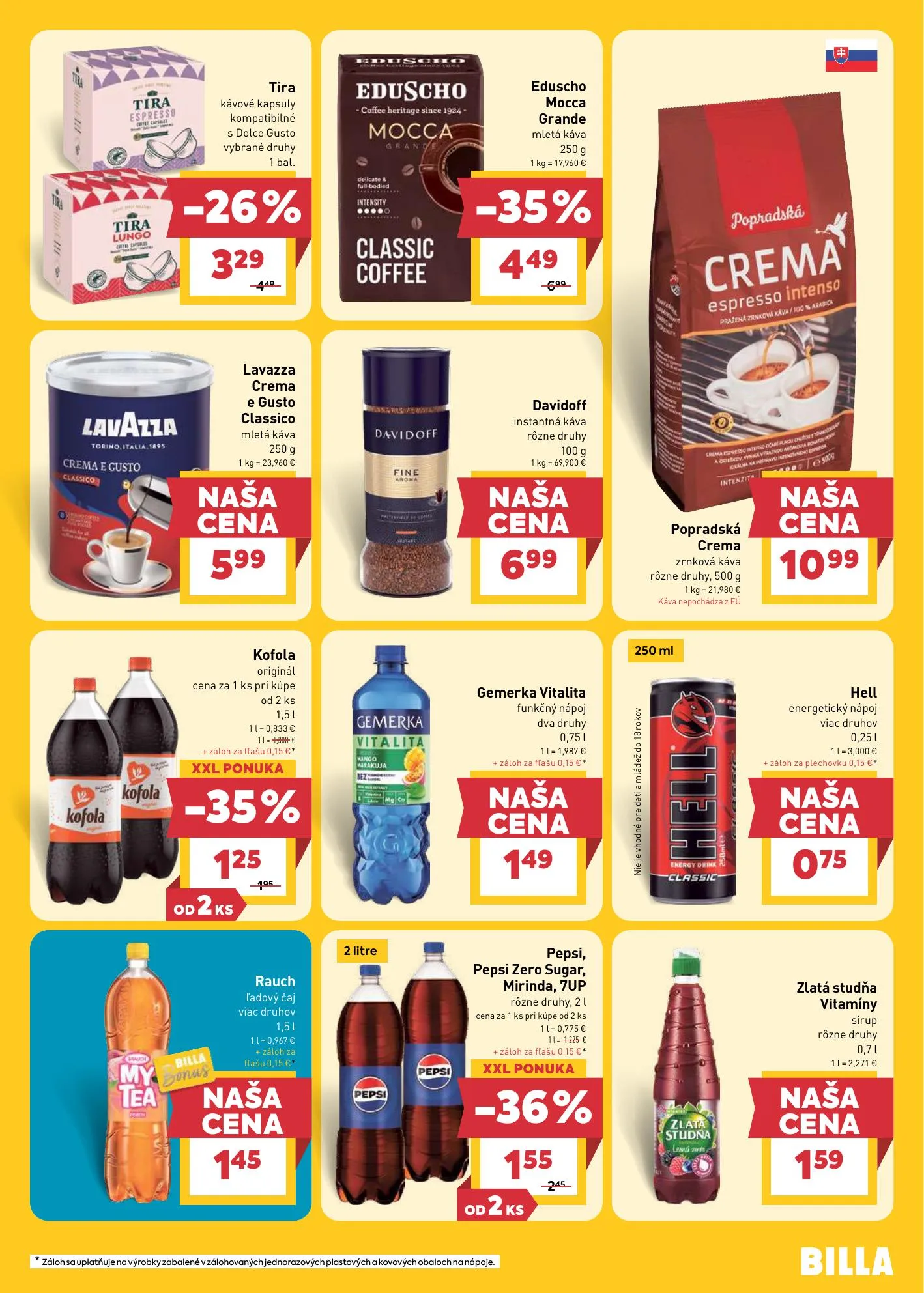 Billa akciós újság Szlovákia 04.15–04.21 – 19. oldal