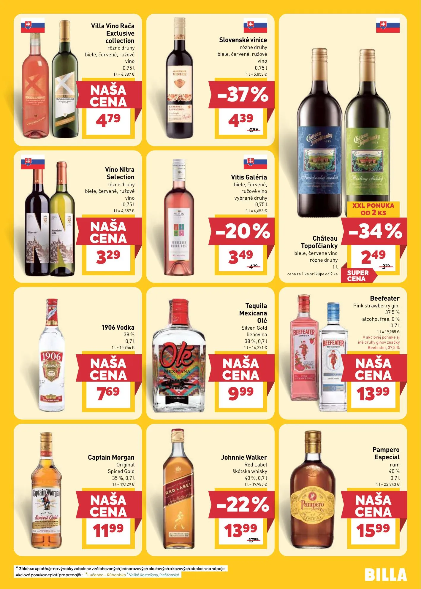 Billa akciós újság Szlovákia 04.15–04.21 – 21. oldal