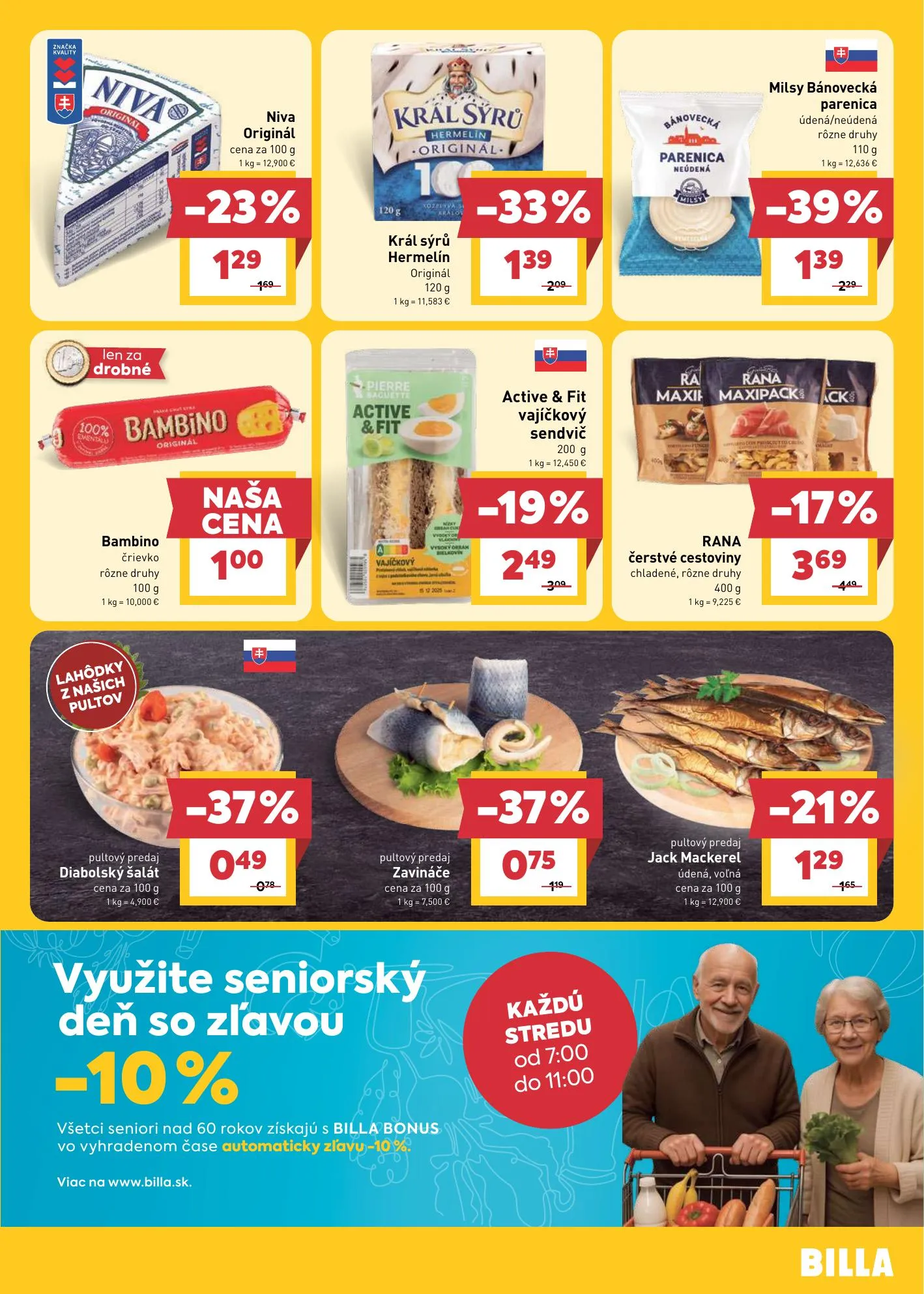 Billa akciós újság Szlovákia 04.15–04.21 – 9. oldal