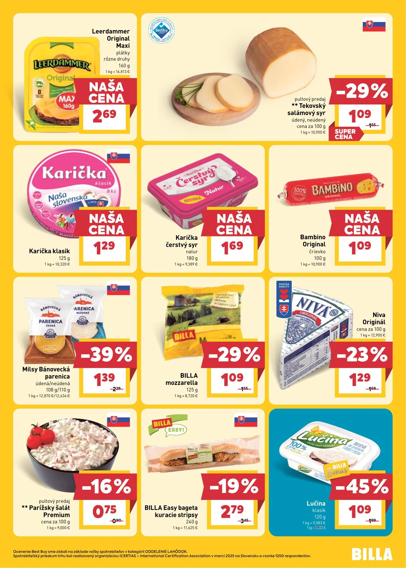 Billa akciós újság Szlovákia 04.29–05.05 – 11. oldal