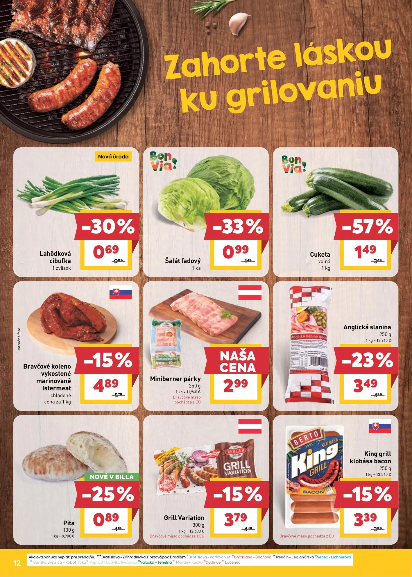 Billa akciós újság Szlovákia 04.29–05.05 – 14. oldal