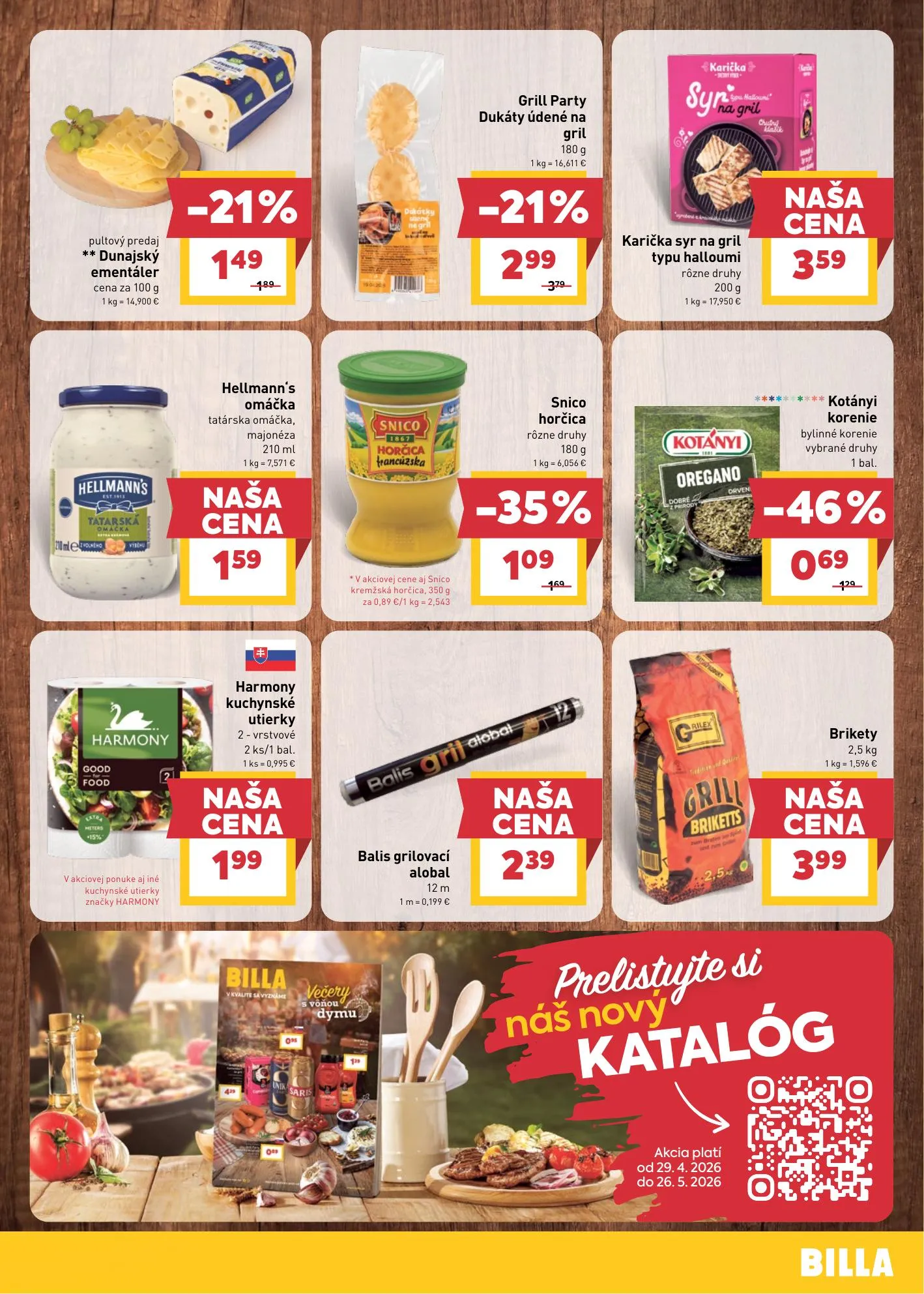 Billa akciós újság Szlovákia 04.29–05.05 – 15. oldal