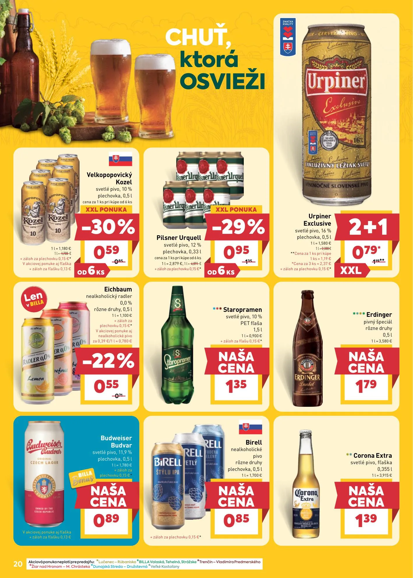 Billa akciós újság Szlovákia 04.29–05.05 – 22. oldal