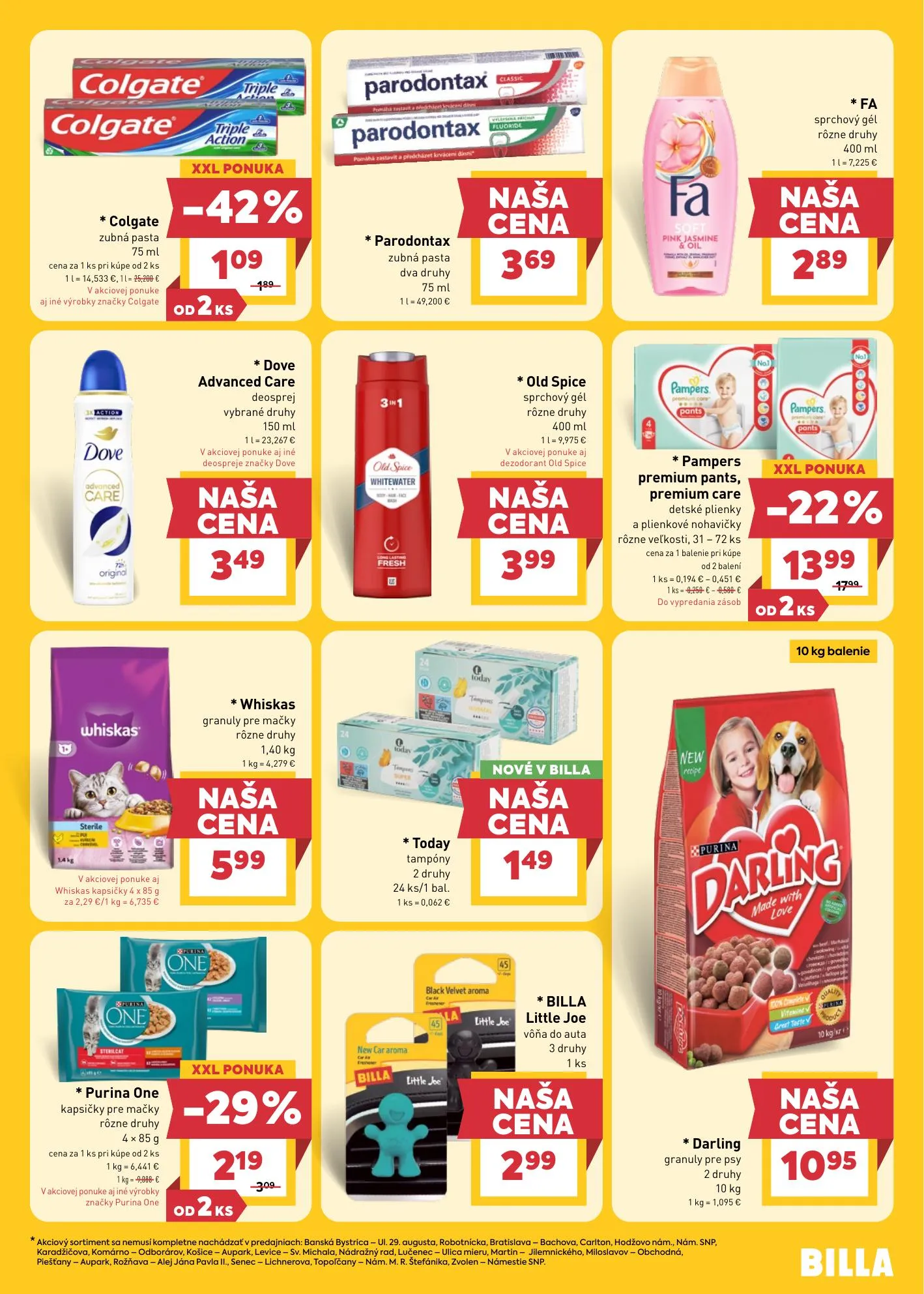 Billa akciós újság Szlovákia 04.29–05.05 – 25. oldal