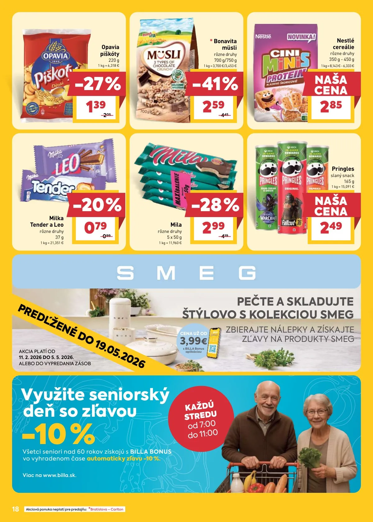 Billa akciós újság Szlovákia 05.13–05.19 – 22. oldal