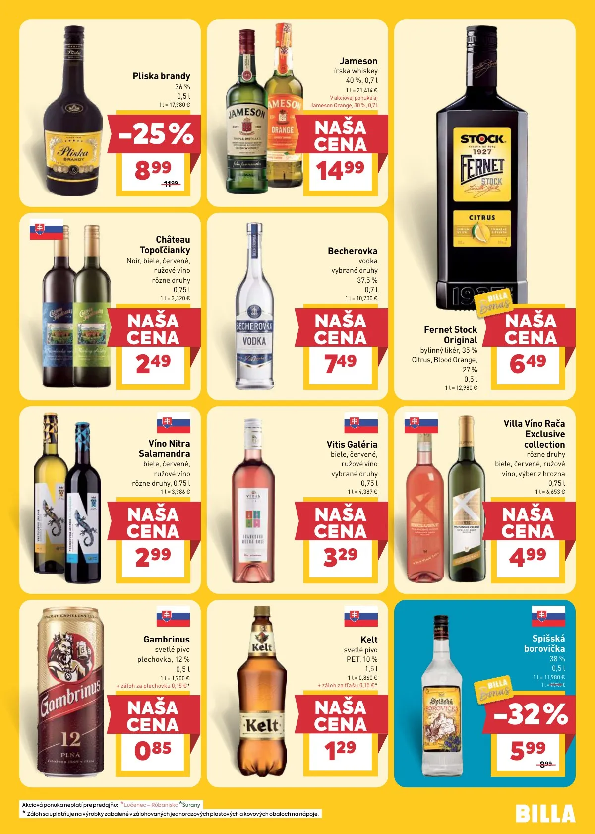 Billa akciós újság Szlovákia 05.13–05.19 – 25. oldal