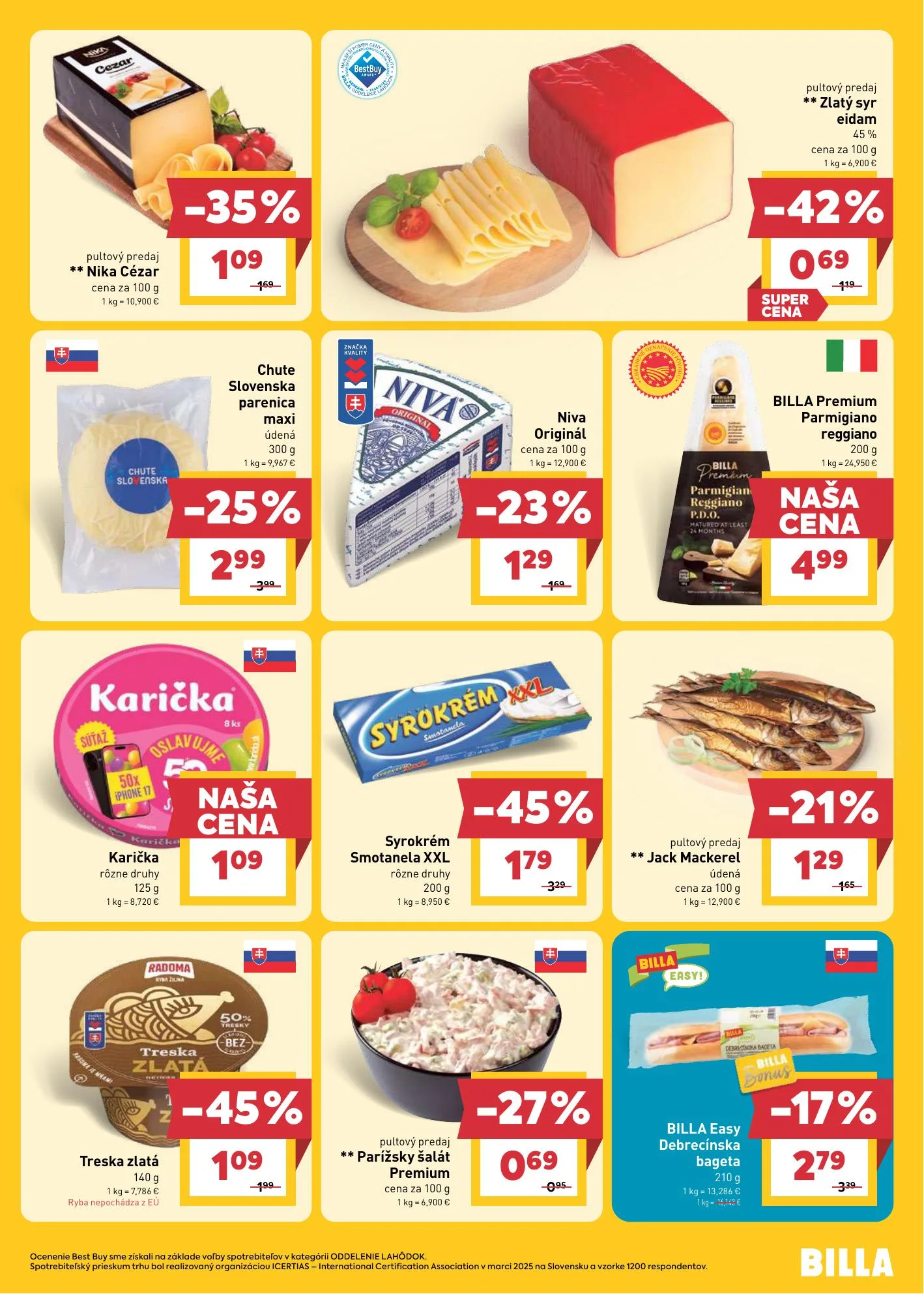 Billa akciós újság Szlovákia 05.20–05.26 – 9. oldal