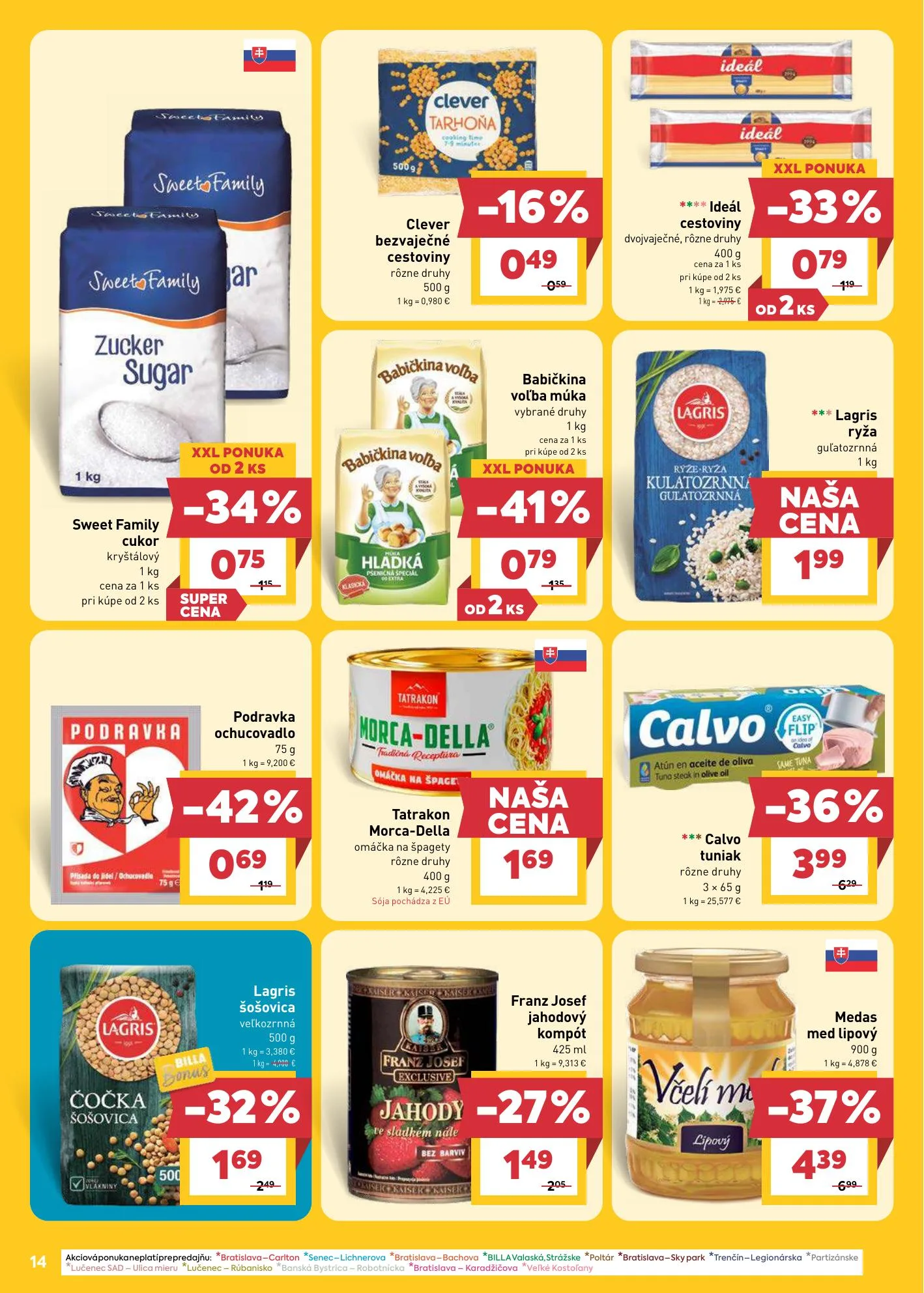 Billa akciós újság Szlovákia 05.27–06.02 – 14. oldal