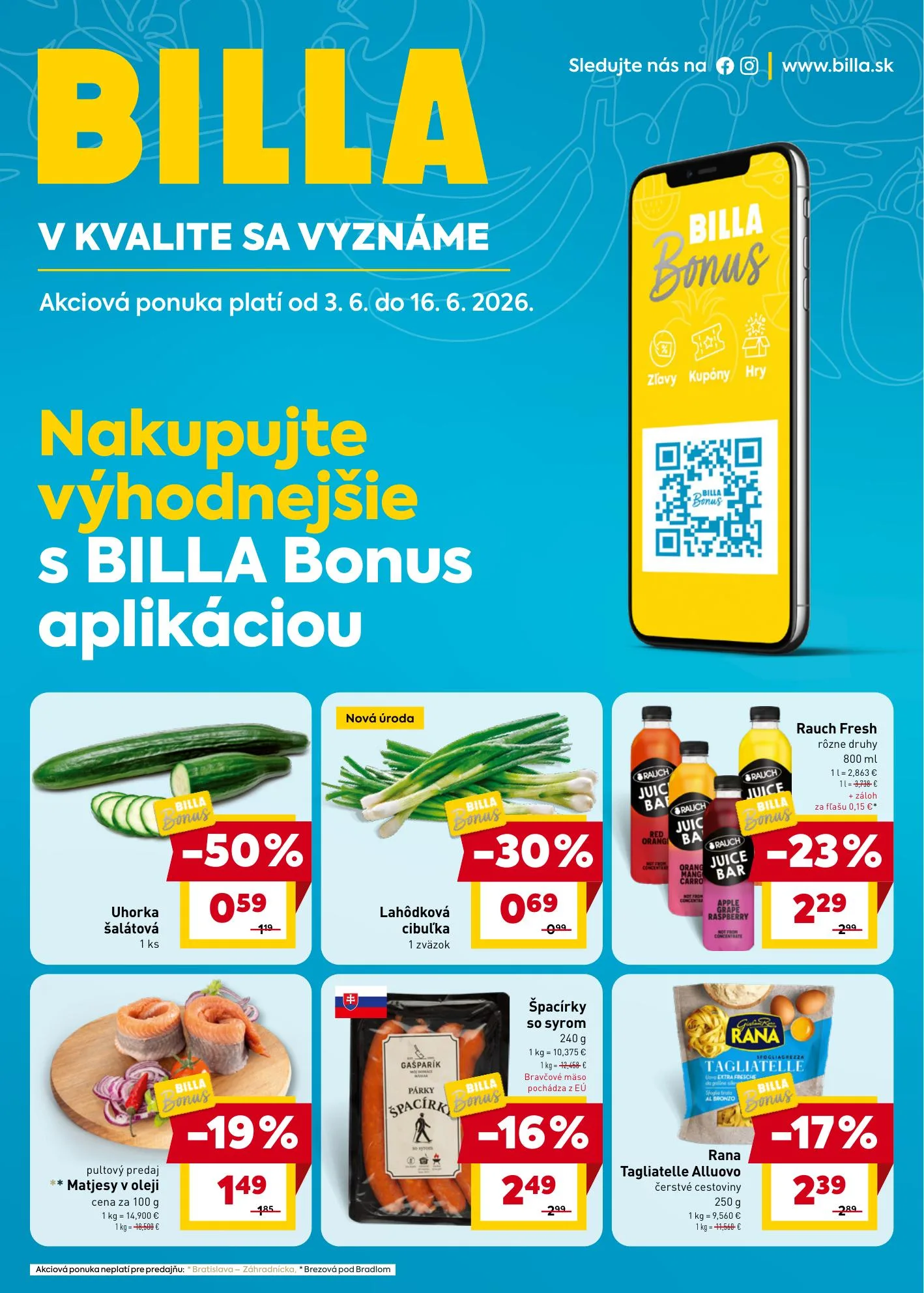 Billa akciós újság Szlovákia 06.03–06.09 – 26. oldal