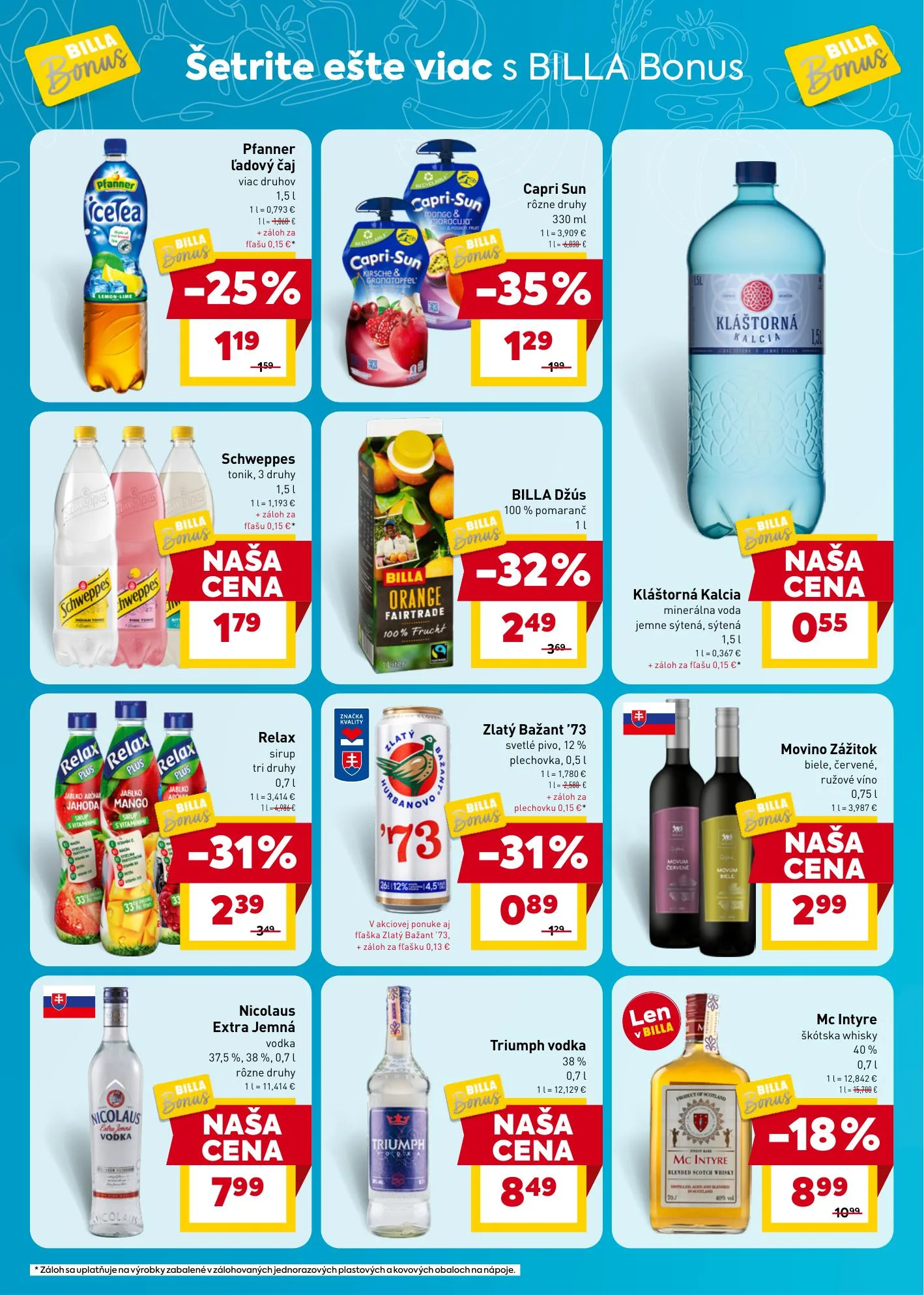 Billa akciós újság Szlovákia 06.03–06.09 – 31. oldal