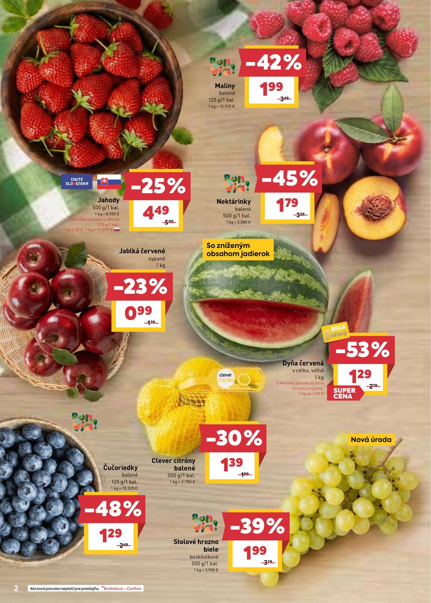Billa akciós újság Szlovákia 06.03–06.09 – 4. oldal